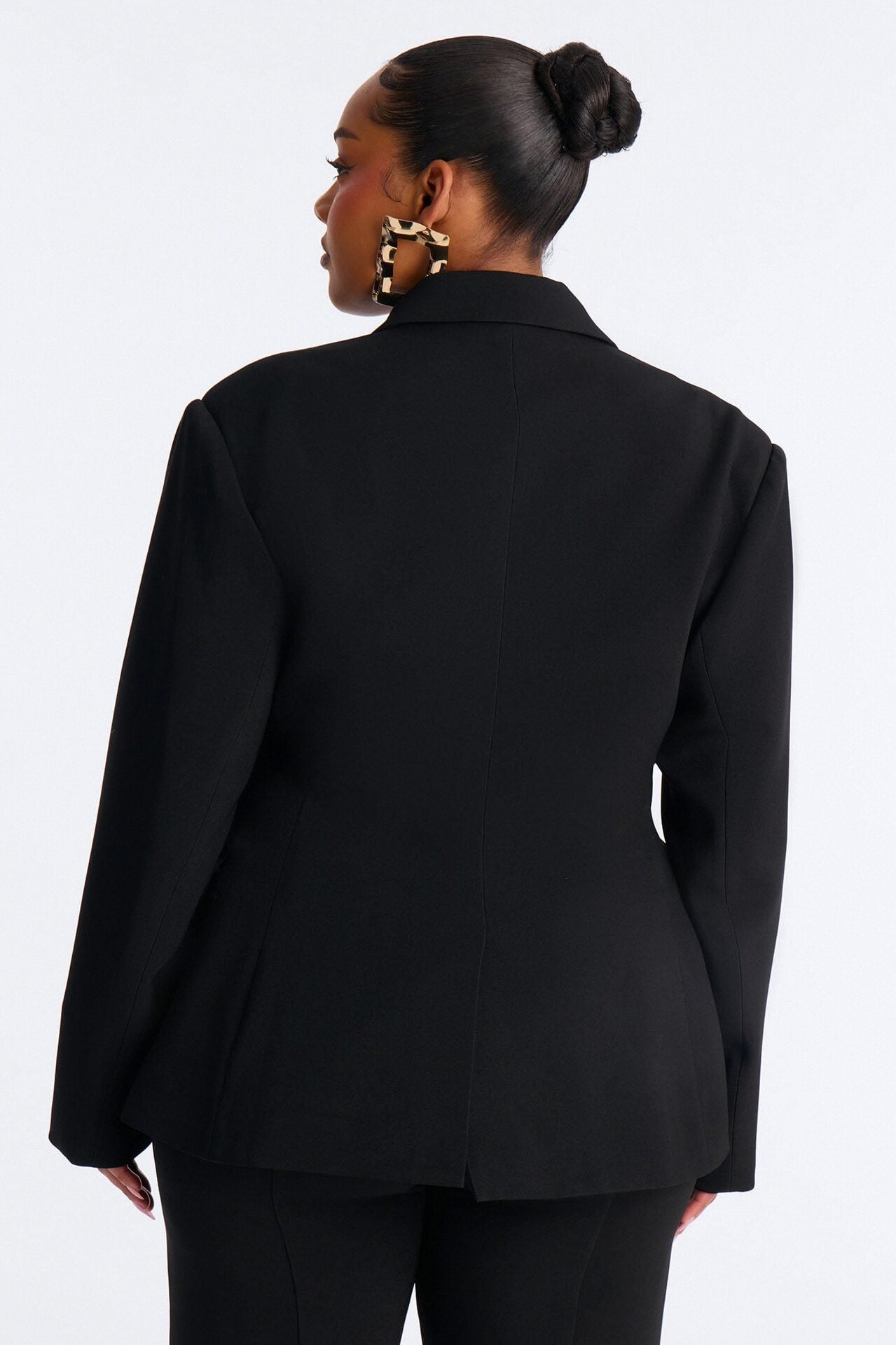 Empire Essentials Double Breasted Blazer - Black image 7