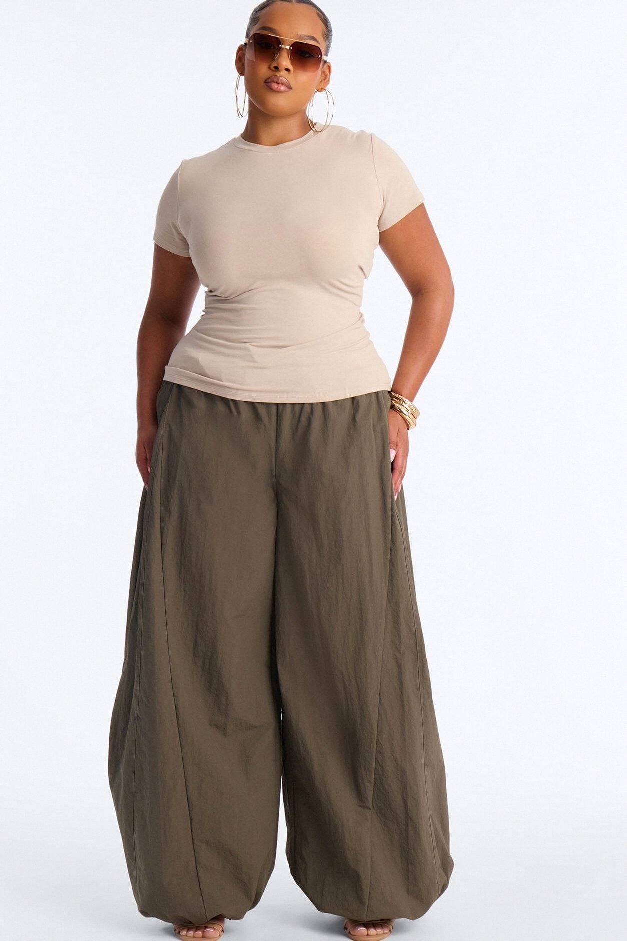 Camilla Classic Fit Crew Neck Tee - Stone image 5