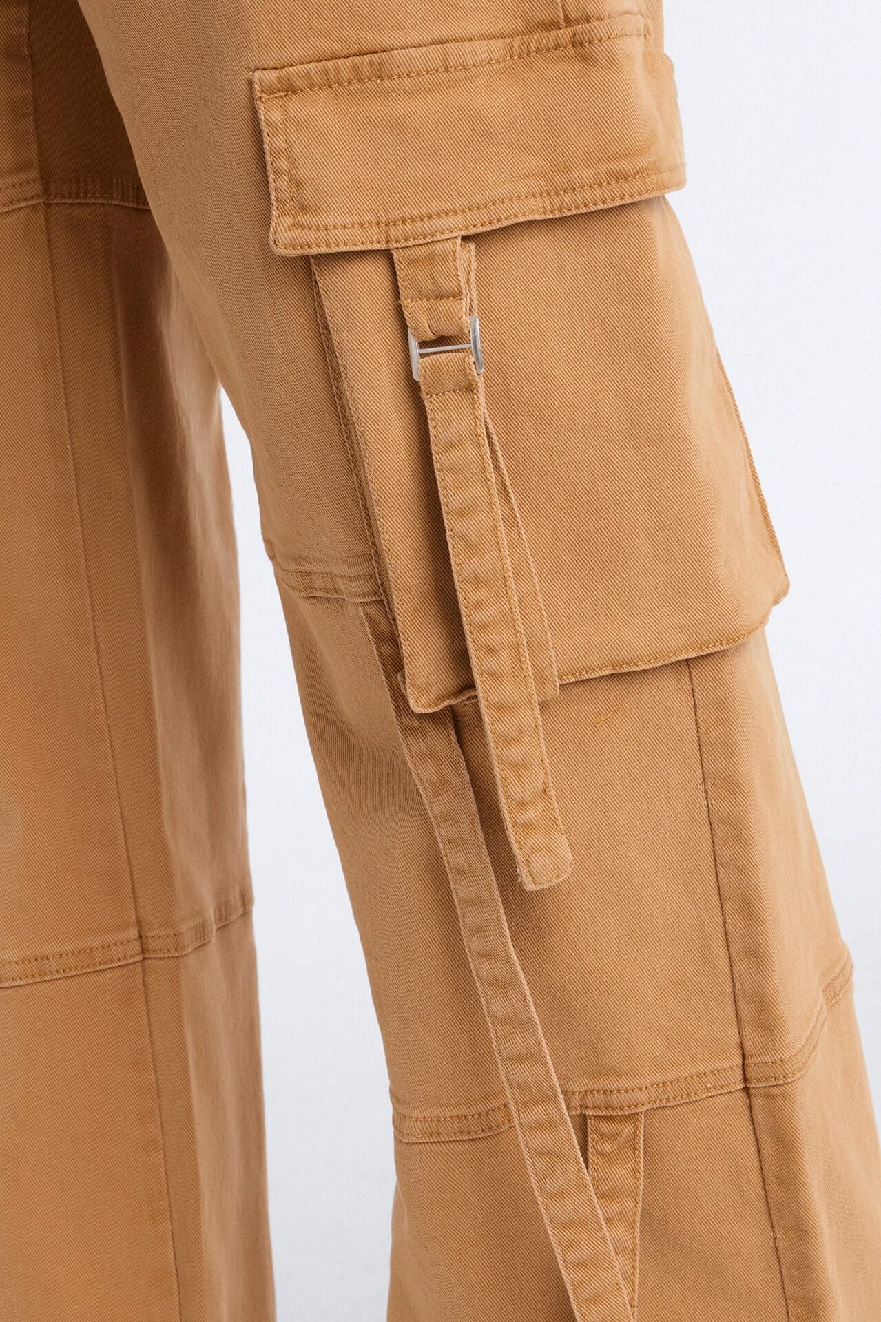 Desi Mineral Wash Cargo Pant - Khaki image 8