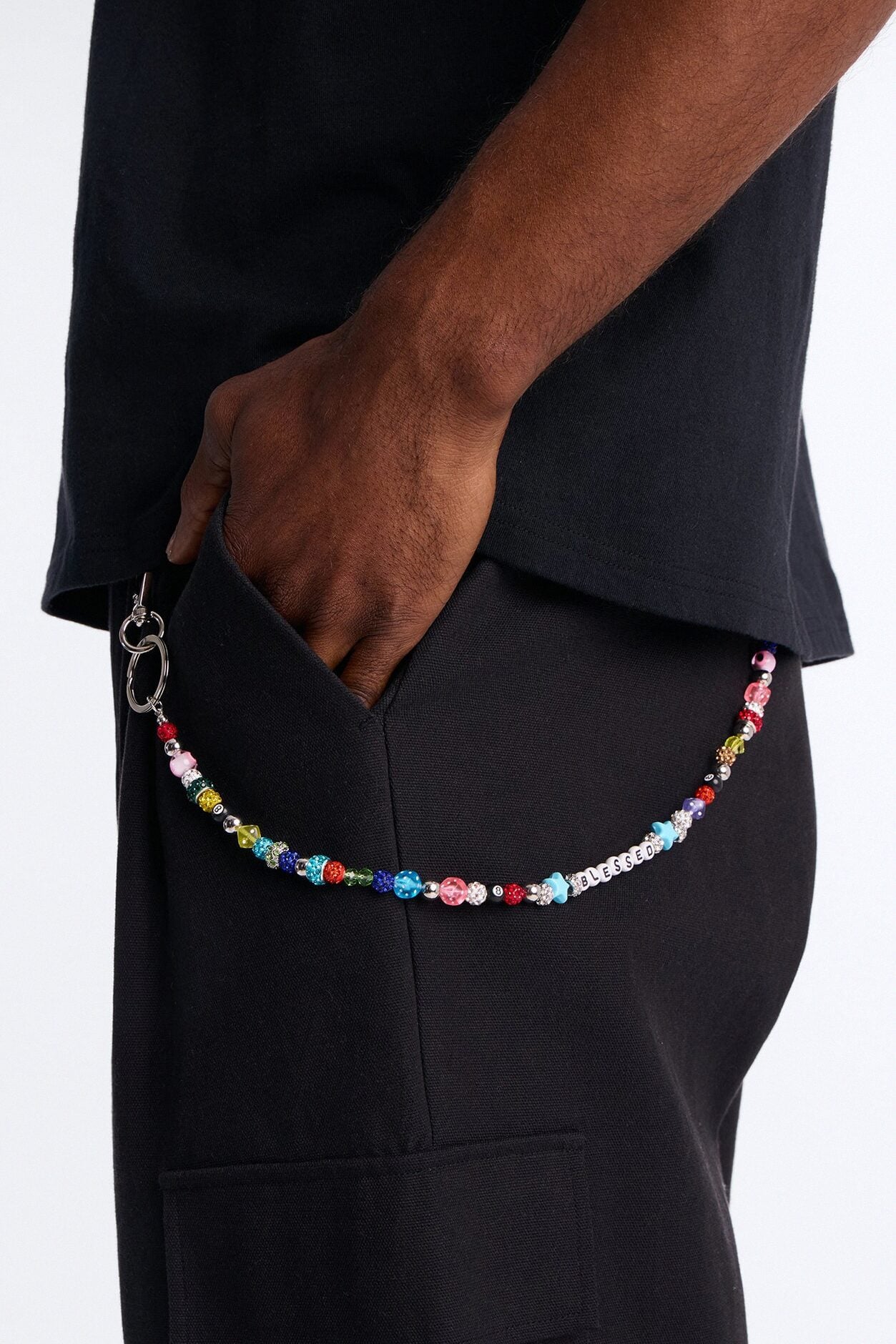 Blessed Multi Charm Pant Chain - Multi Color image 3