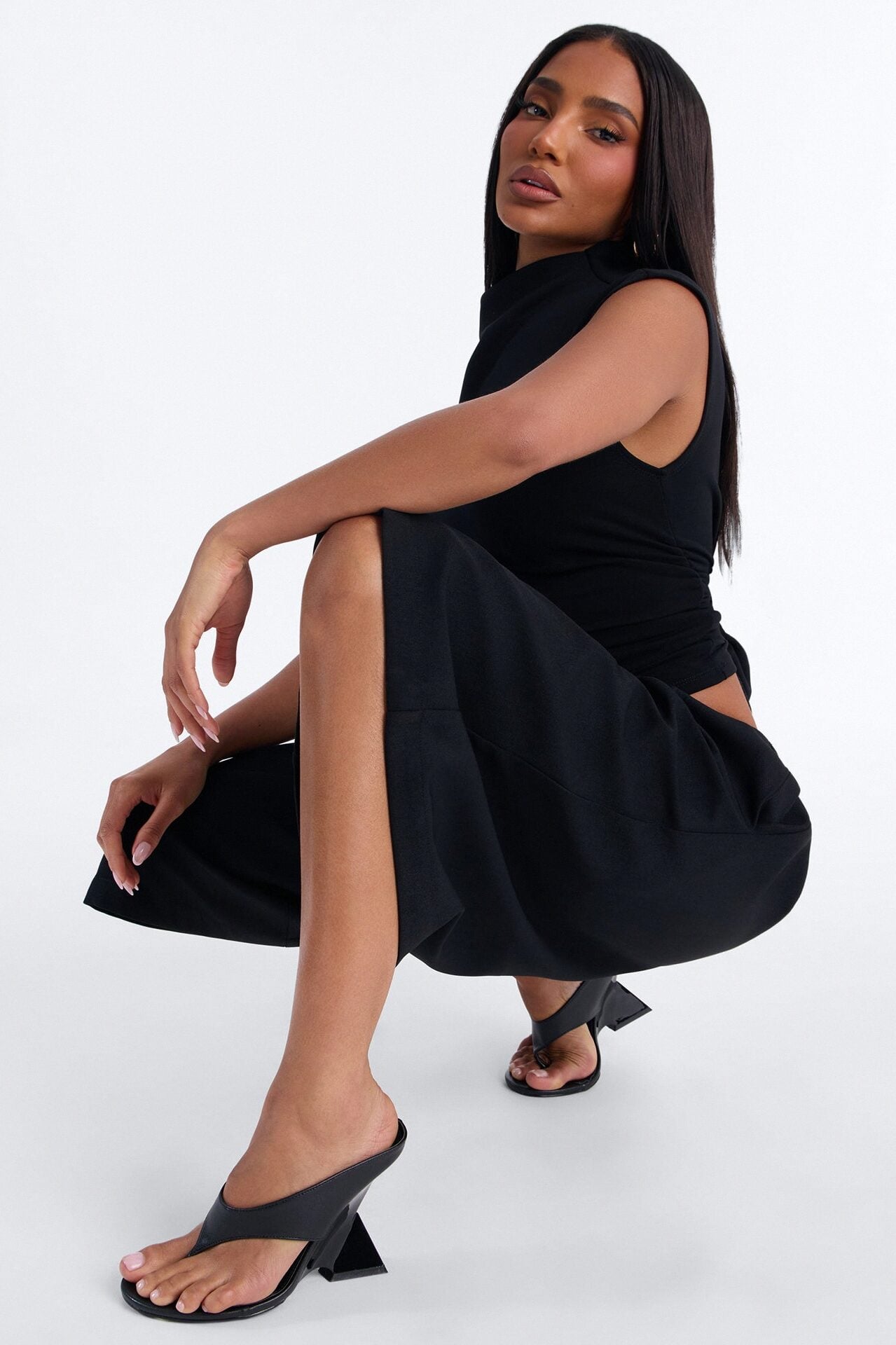 Kaykay Thong Novelty Wedges - Black image 2