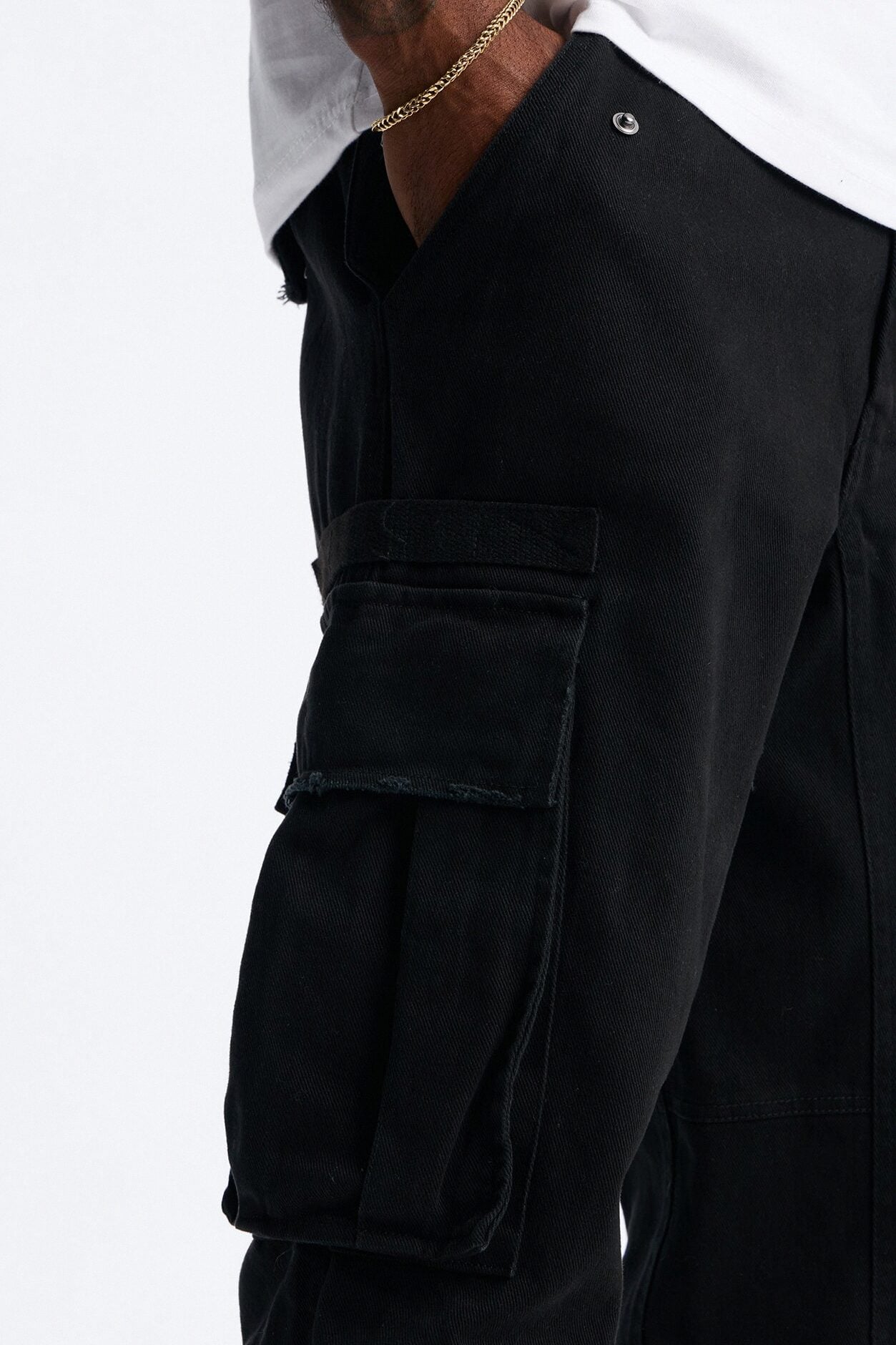 Straight Carter Point Utility Pant - Black image 4
