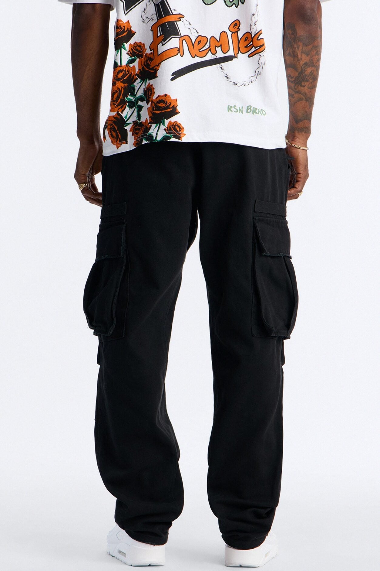 Straight Carter Point Utility Pant - Black image 5