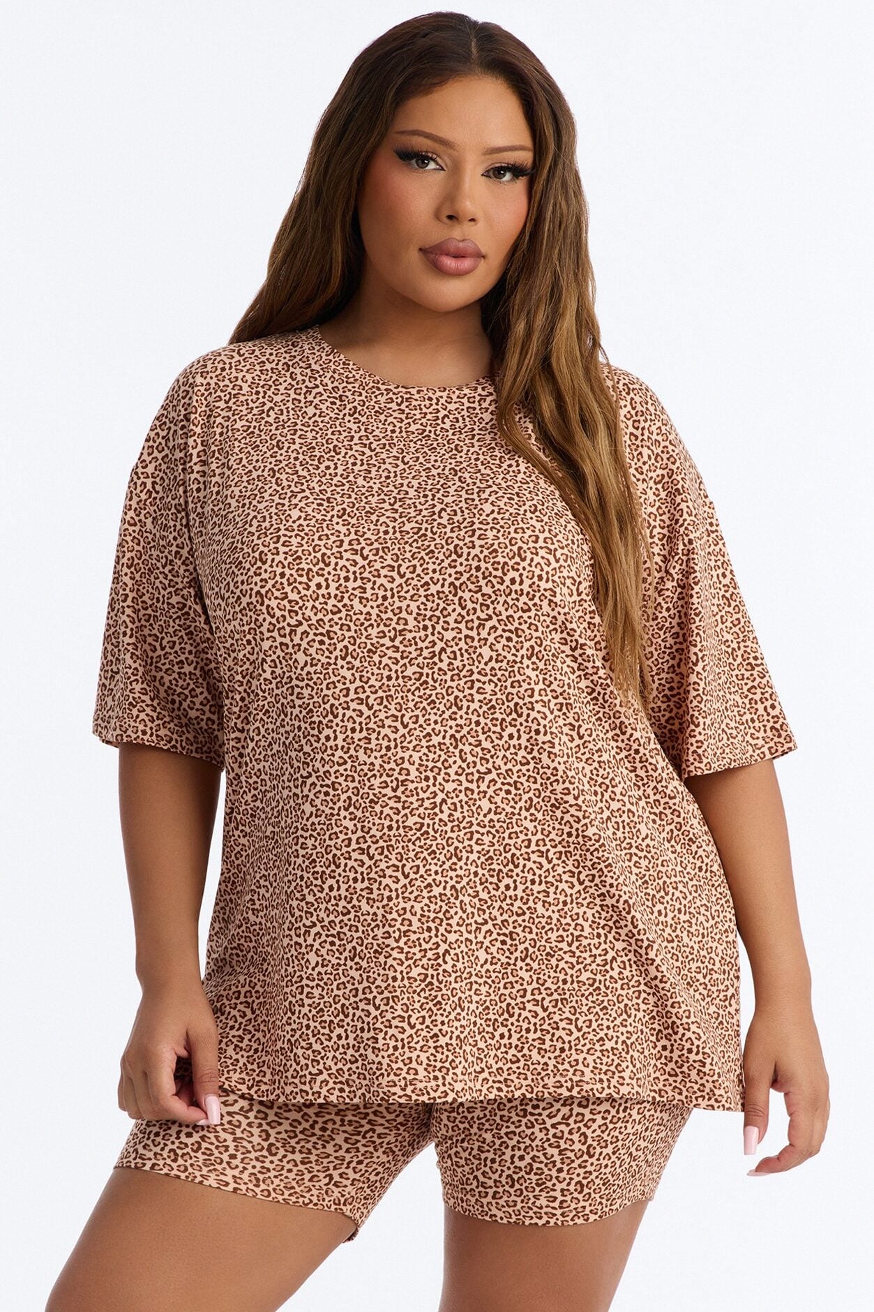 Wild For The Night PJ Boxer Short Set - Leopard image 1