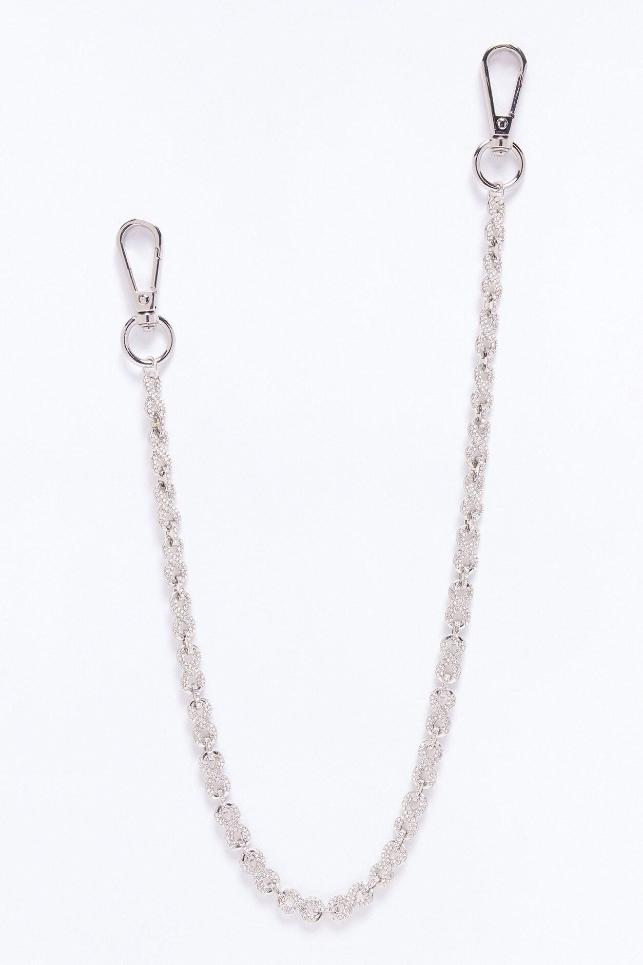 Boundless Rhinestone Infinity Pant Chain - Silver image 3