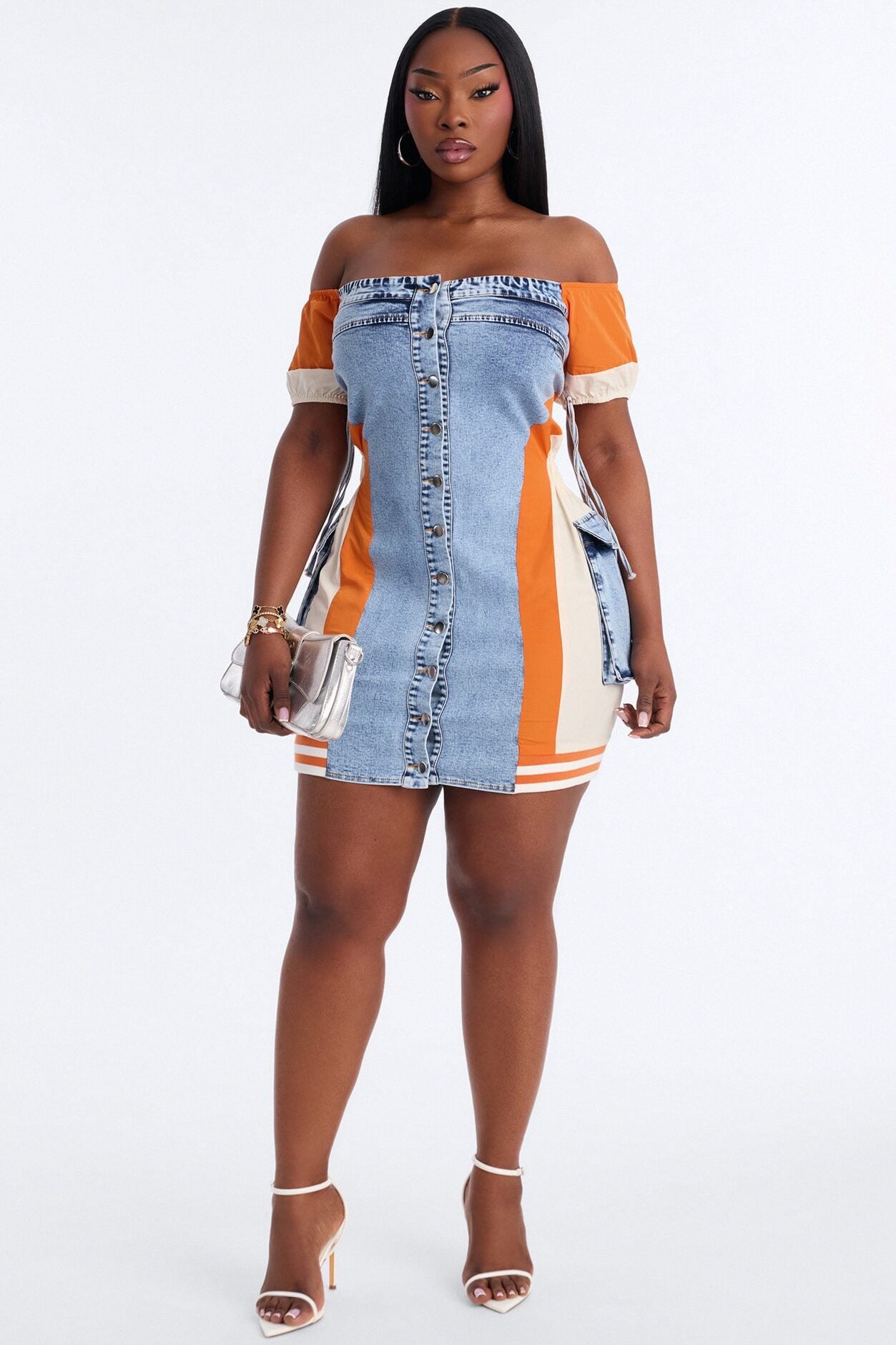 Iconic Sonic Denim Mini Dress - Denim image 1
