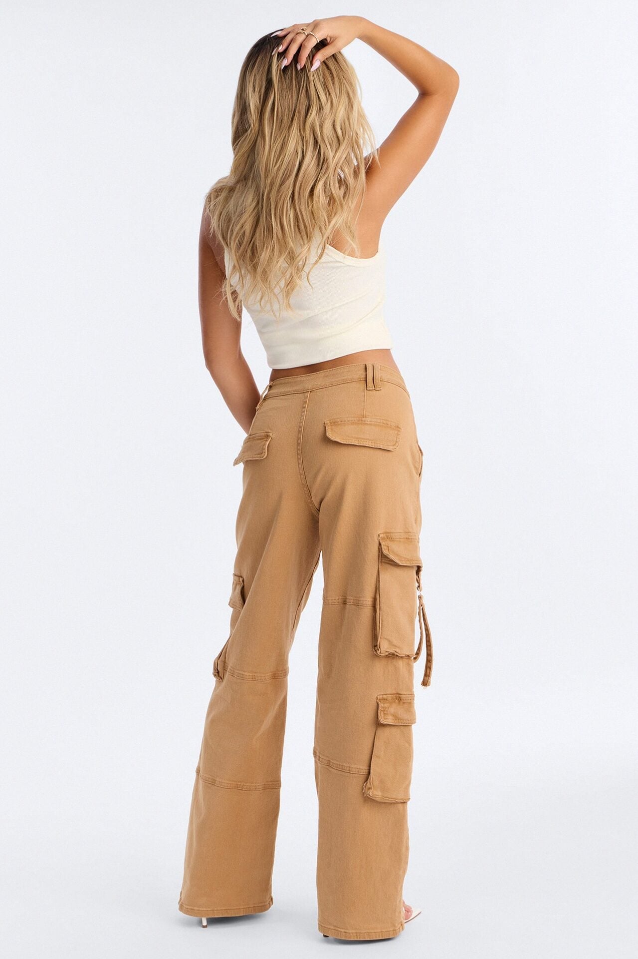 Desi Mineral Wash Cargo Pant - Khaki image 5