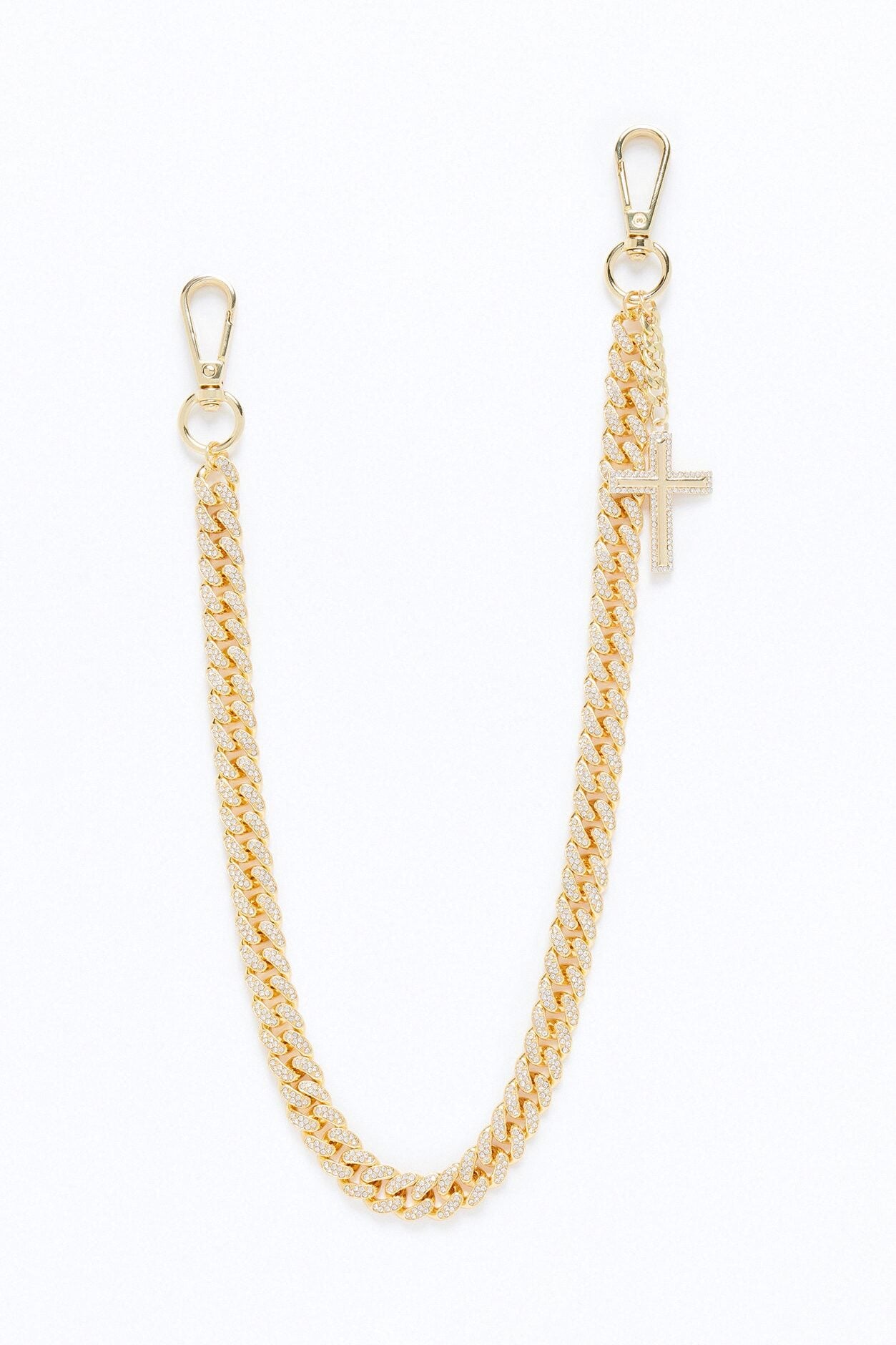 Following Faith Cuban Pant Chain - Gold image 3