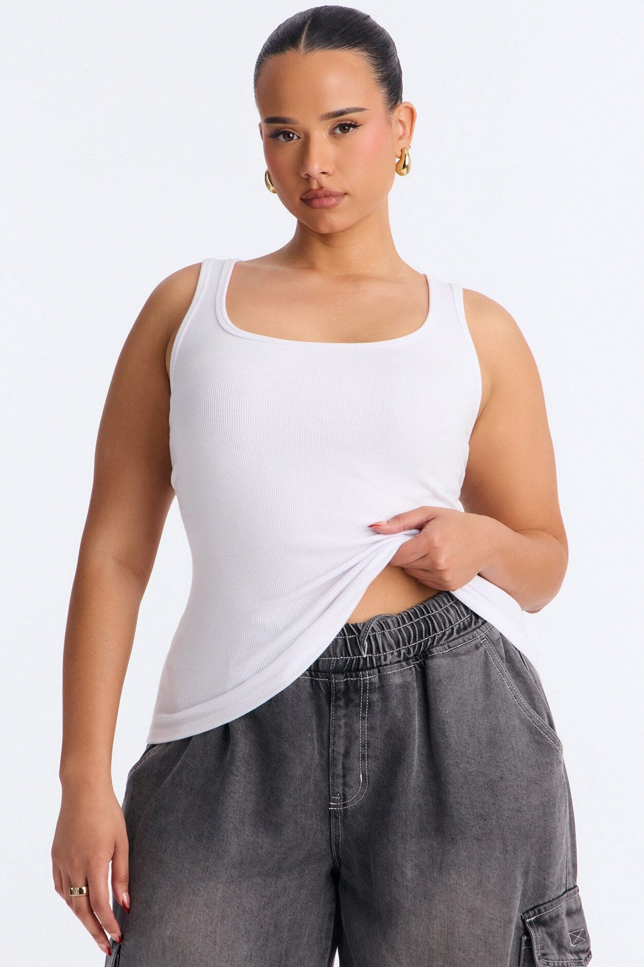 Keep It Classic Basic Tank Top - White image 4
