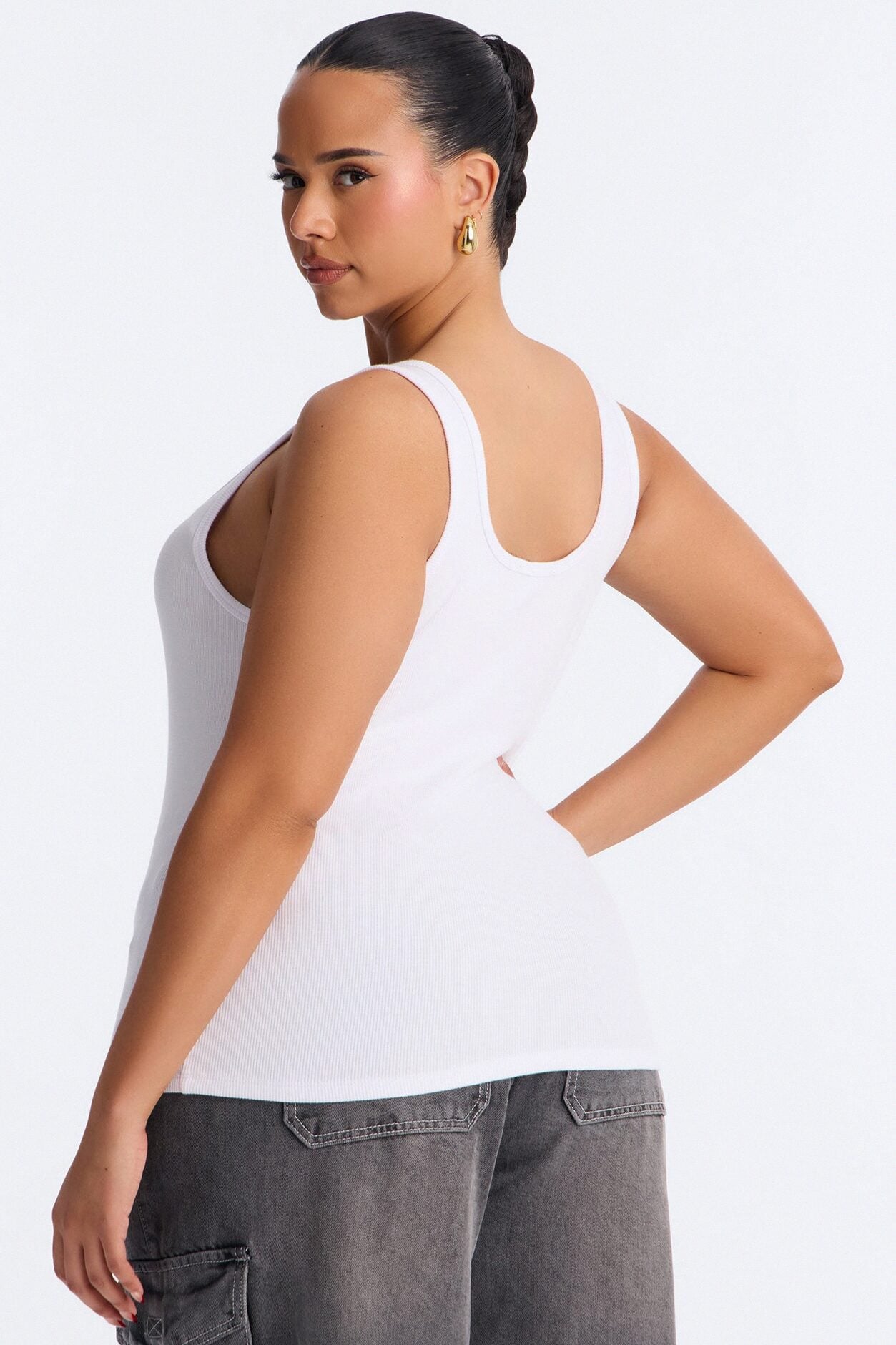 Keep It Classic Basic Tank Top - White image 6
