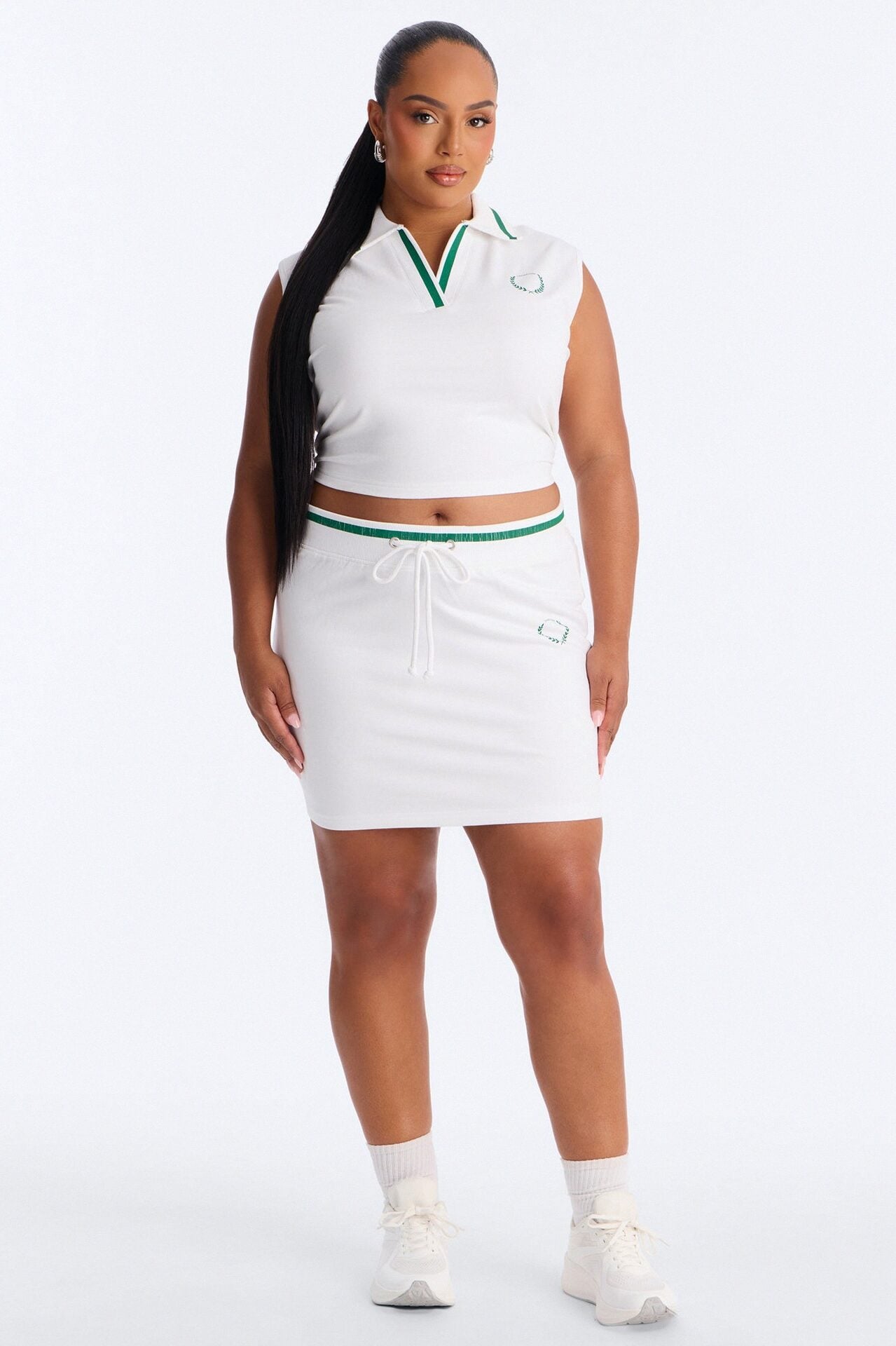 Tennis Champions Mini Skirt Set - White image 1