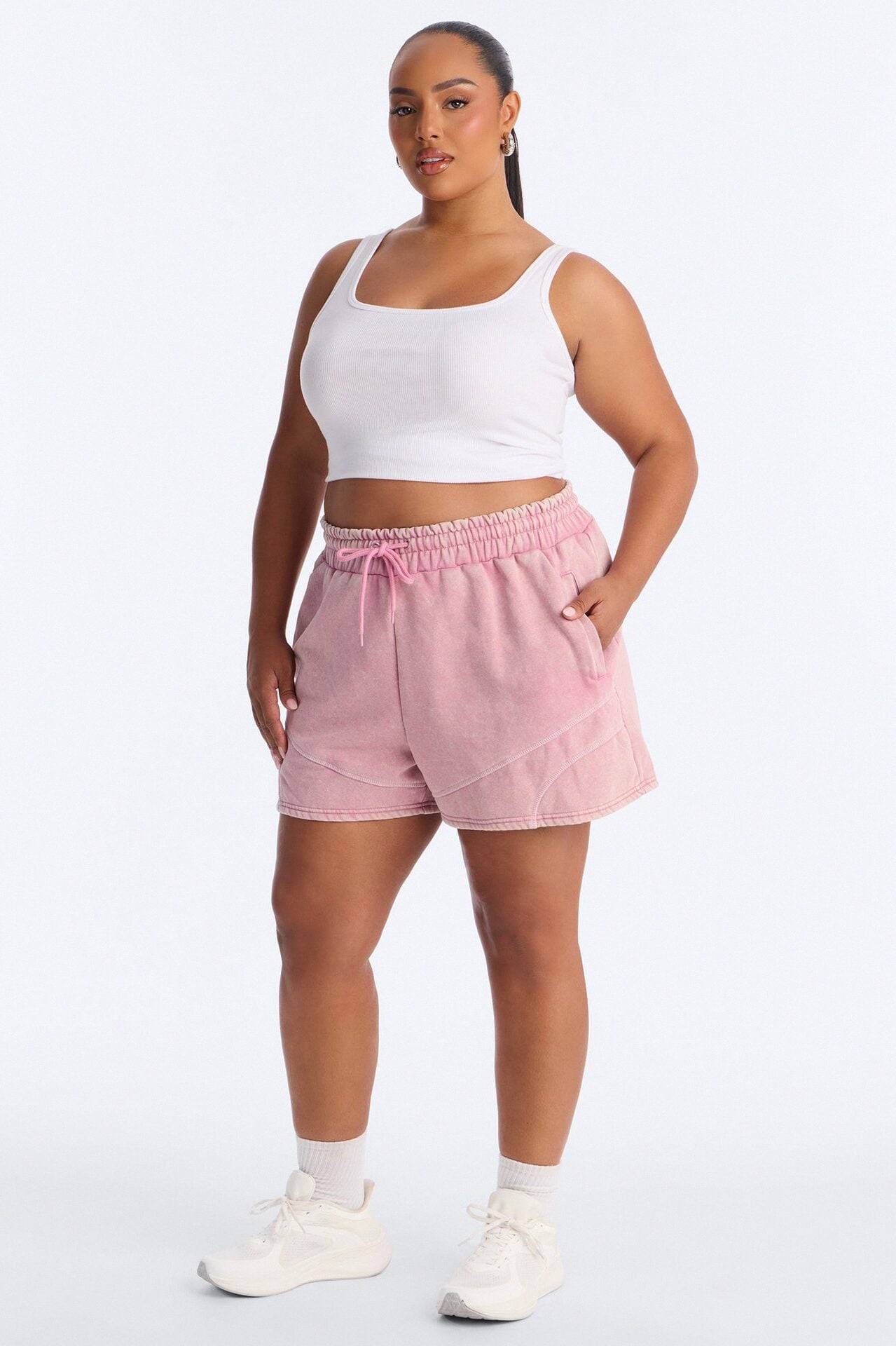 Norah Washed Lounge Short - Mauve image 1