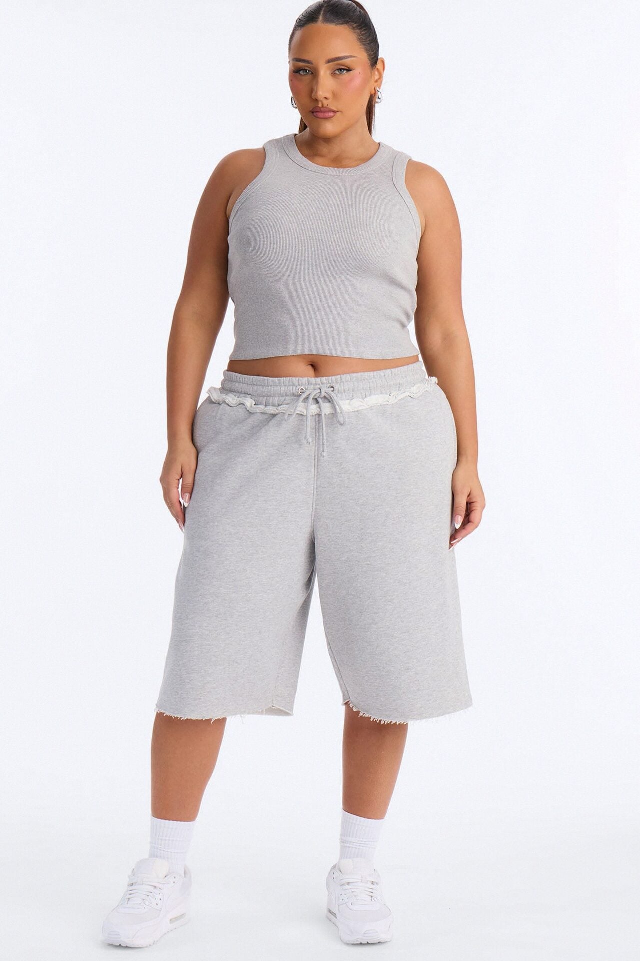 Laura Fleece Jort Set - Grey image 1