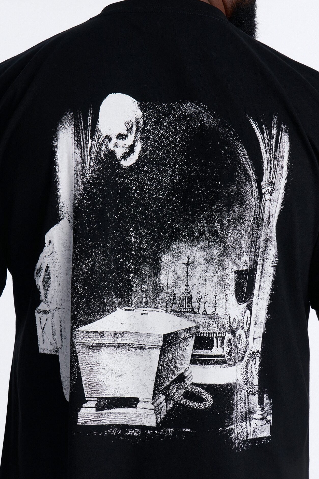 Looming Death Oversized Short Sleeve Tee - Black image 8