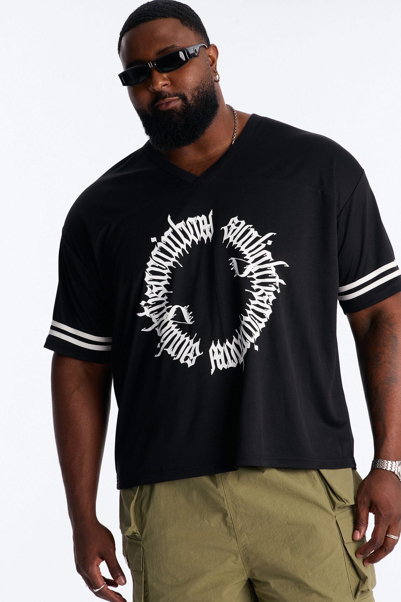Sunlight 88 Football Jersey - Black image 6