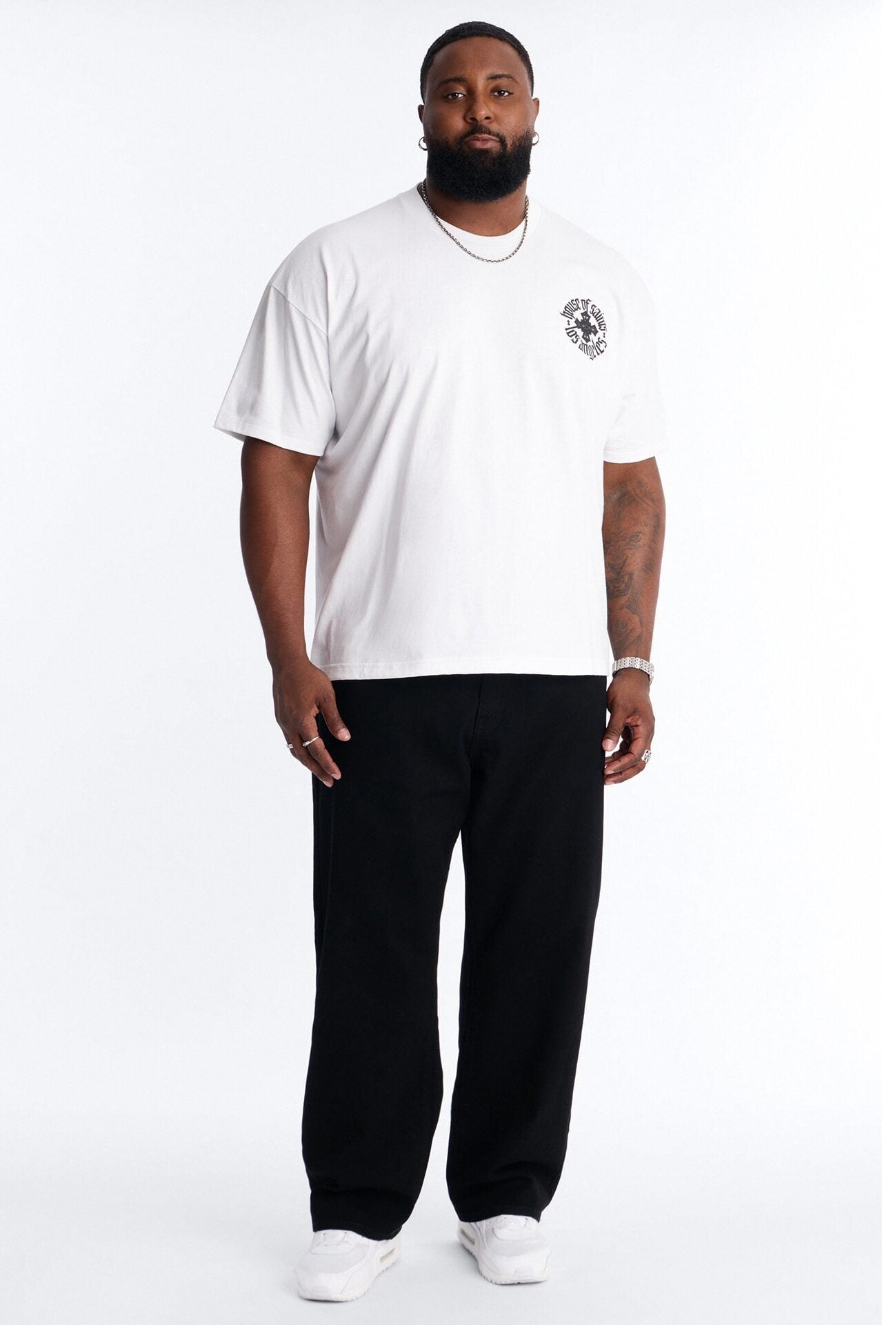 House Of Saints Boxy Short Sleeve Tee - White image 1