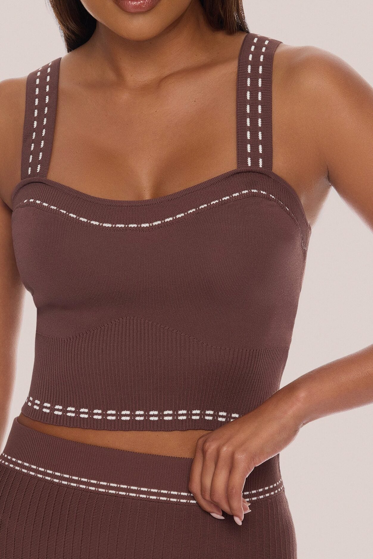 Weekend Dreaming Skirt Set - Brown image 3