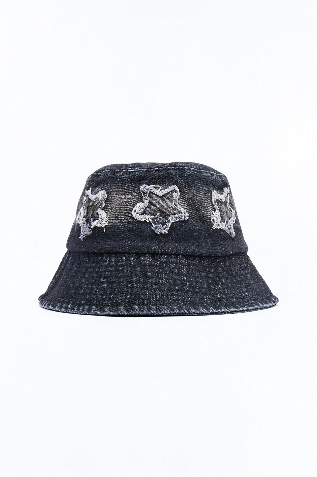 Cosmo Distress Denim Bucket Hat - Black Wash image 3