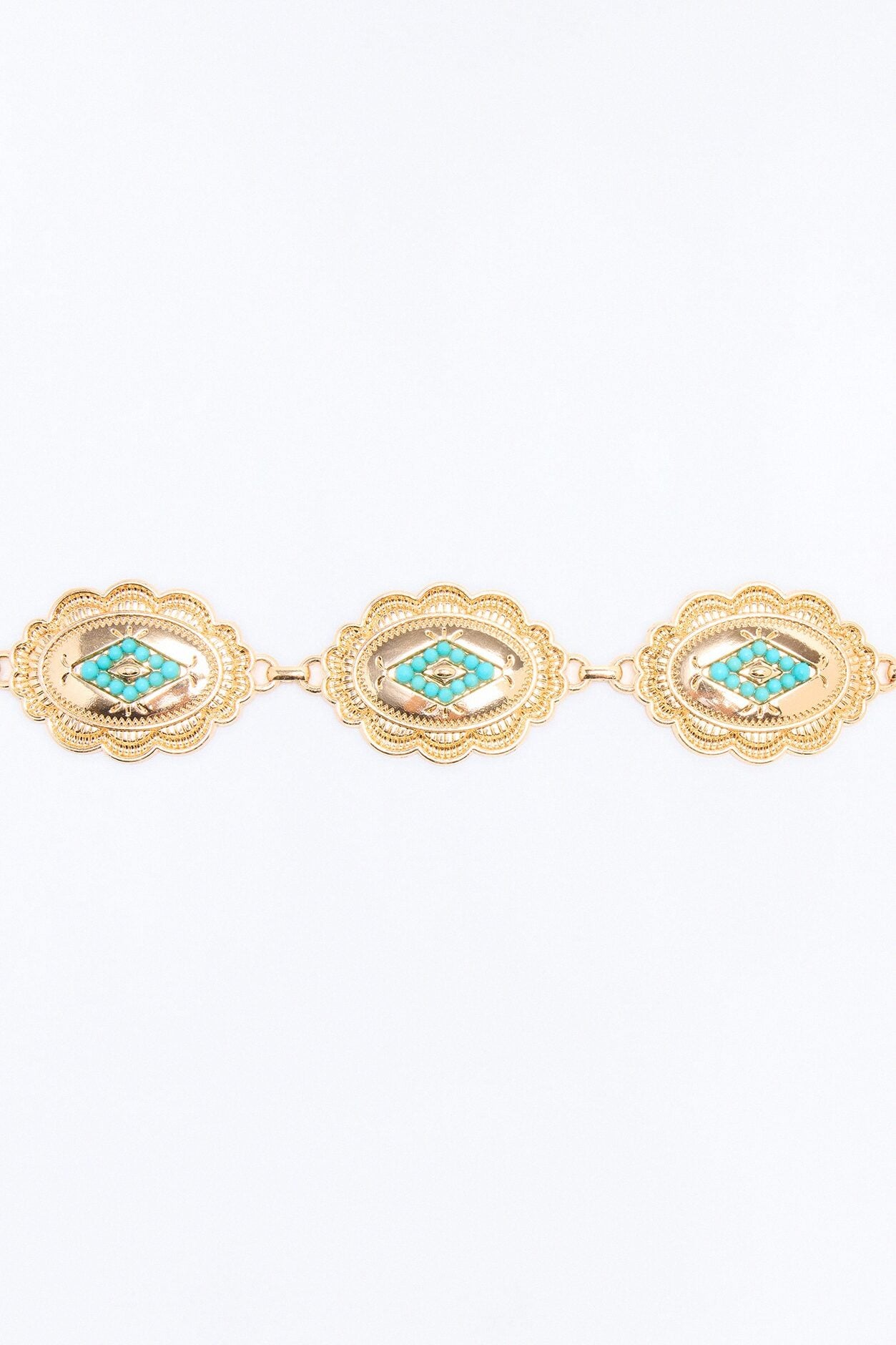 In Your Eyes Chain Belt - Gold/combo image 1