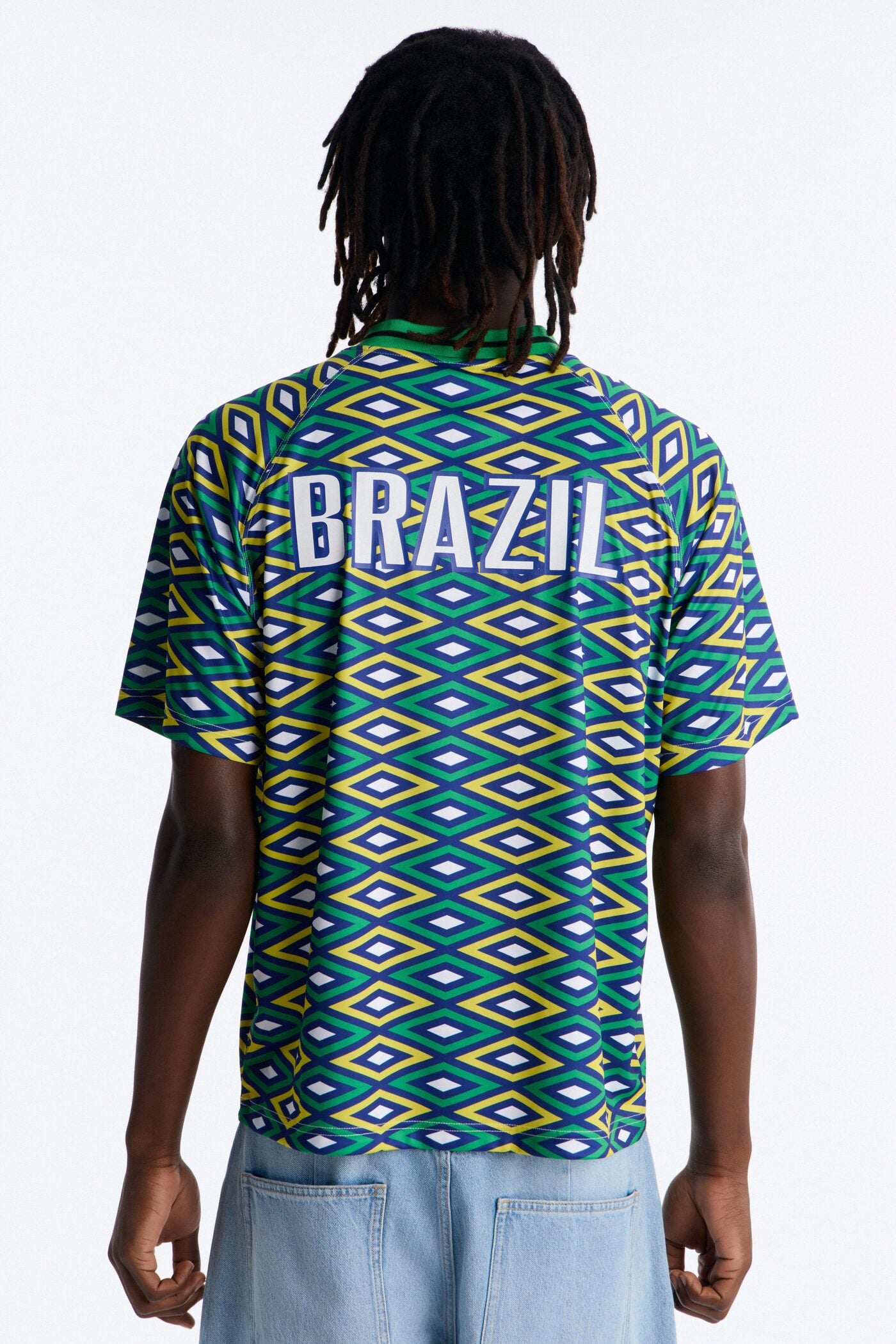 Umbro Brazil Soccer Jersey - Green image 5
