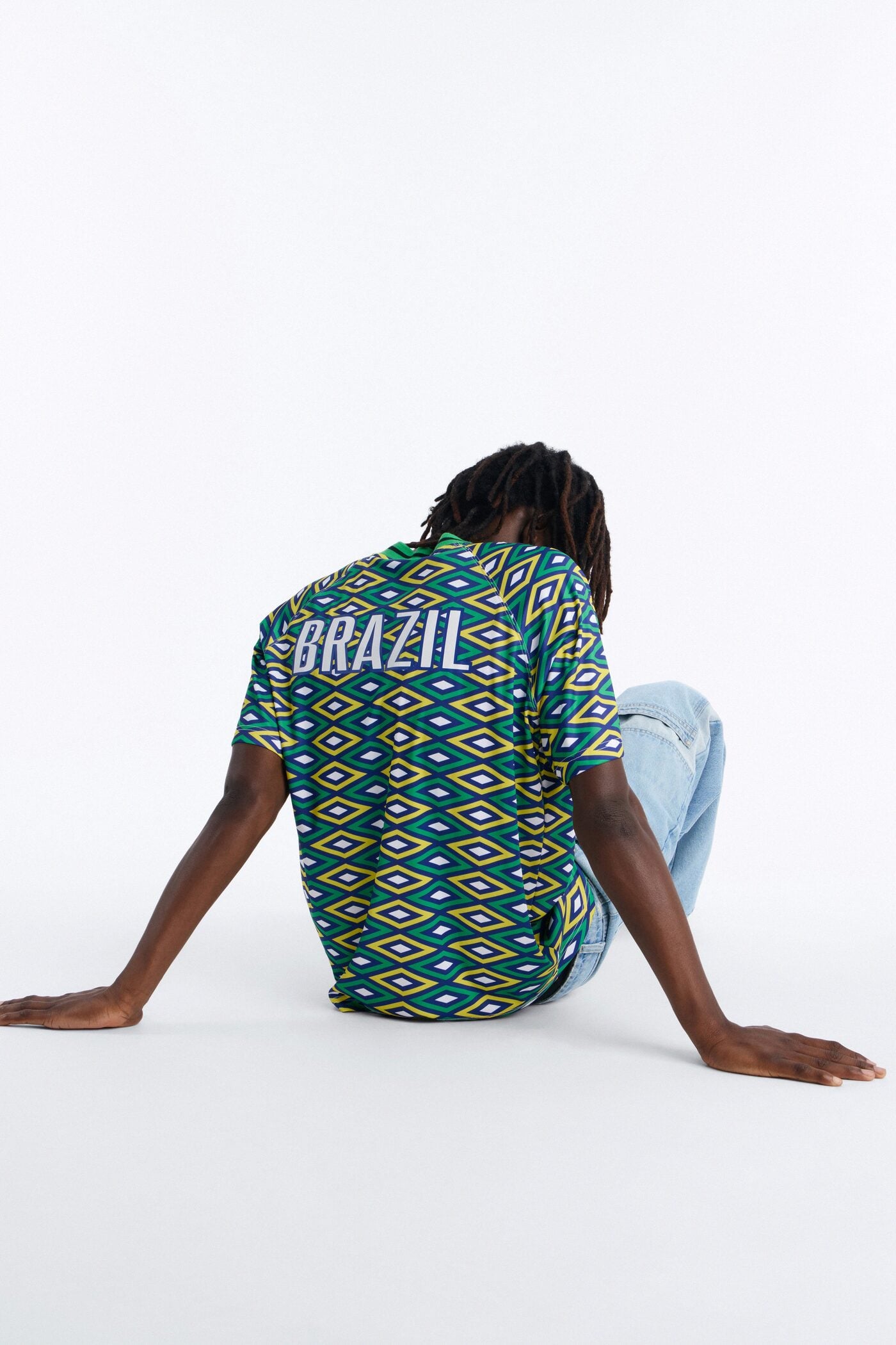 Umbro Brazil Soccer Jersey - Green image 4