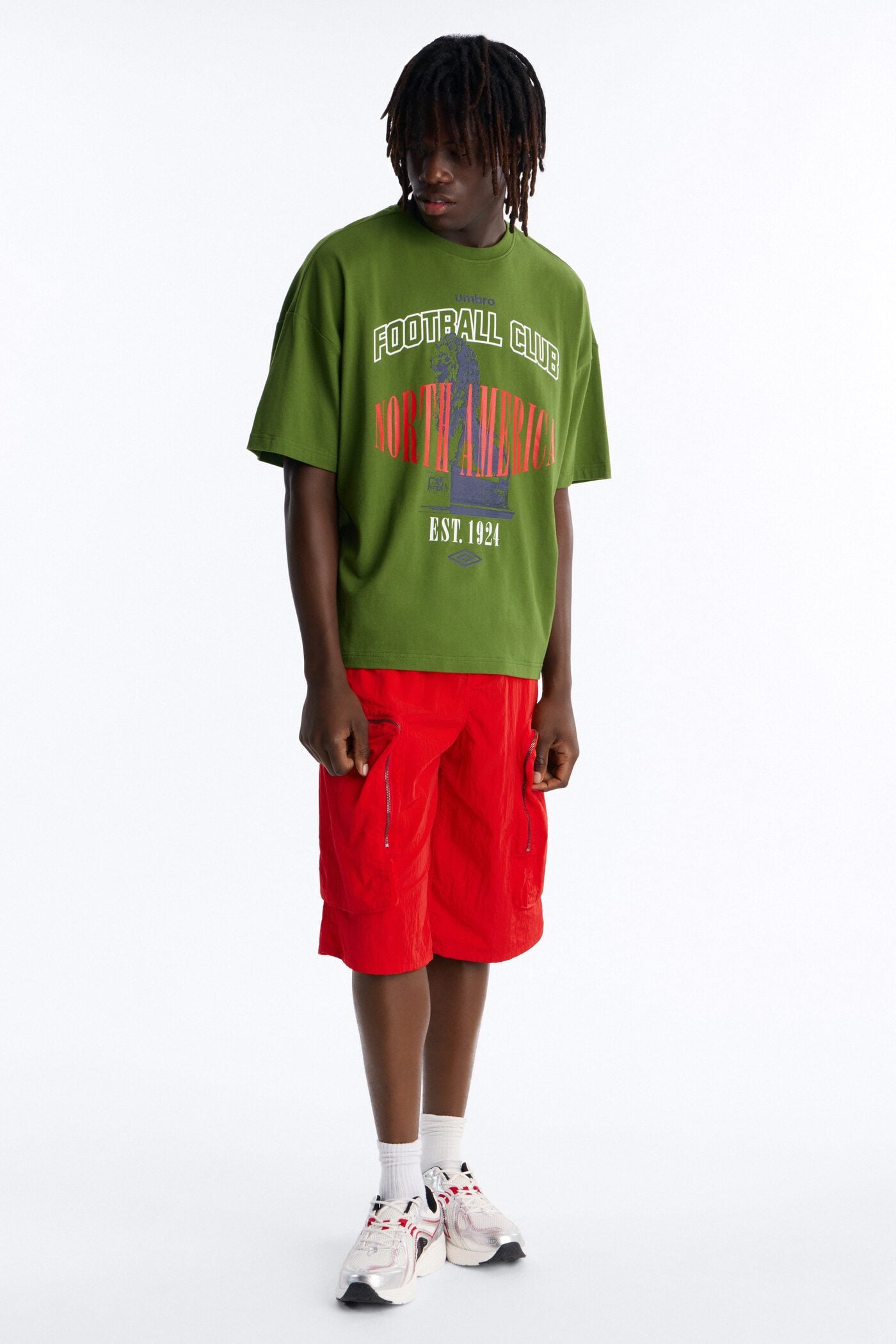 Umbro Football Club North America 2026 Short Sleeve Tee - Green image 2