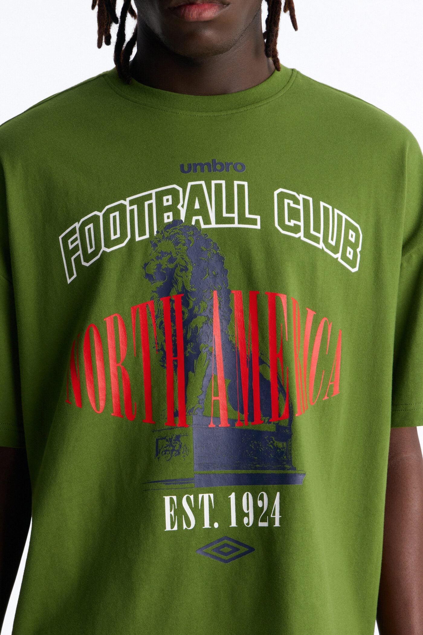 Umbro Football Club North America 2026 Short Sleeve Tee - Green image 3