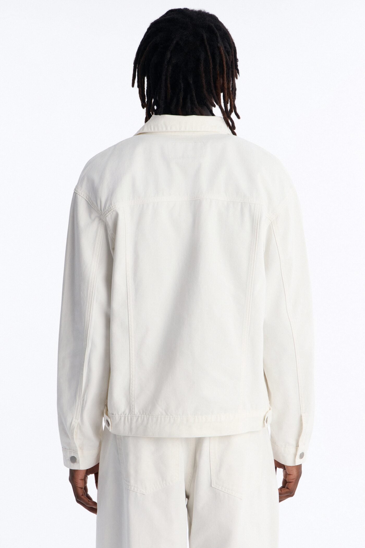 Coast Oversized Trucker Denim Jacket - Off White image 4