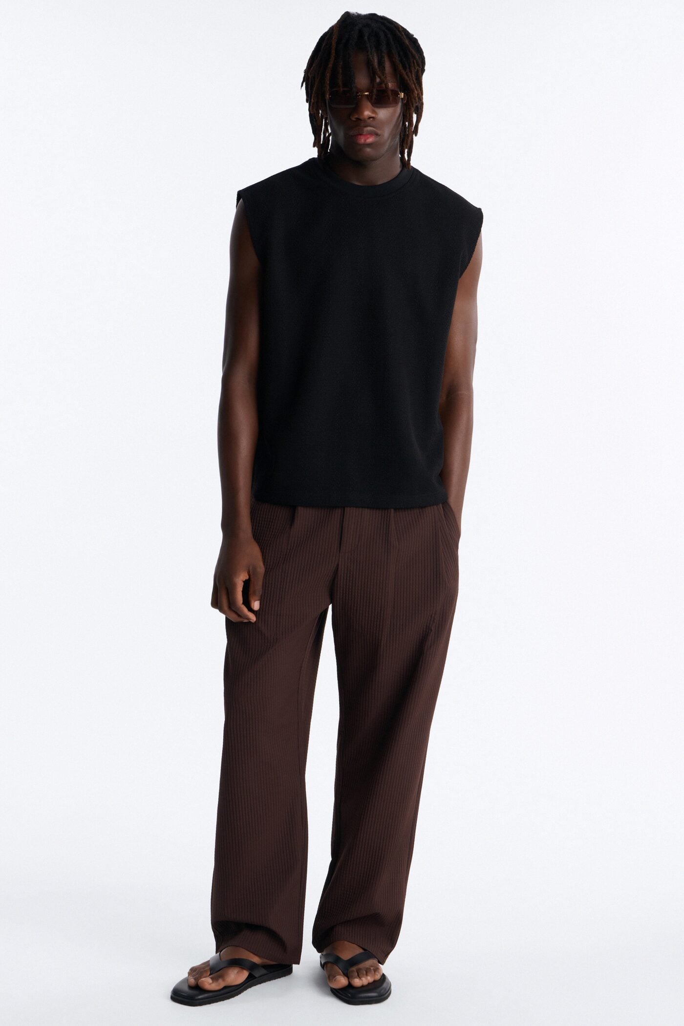 Relaxed Seabreeze By Starlight Sleeveless Tee - Black image 2
