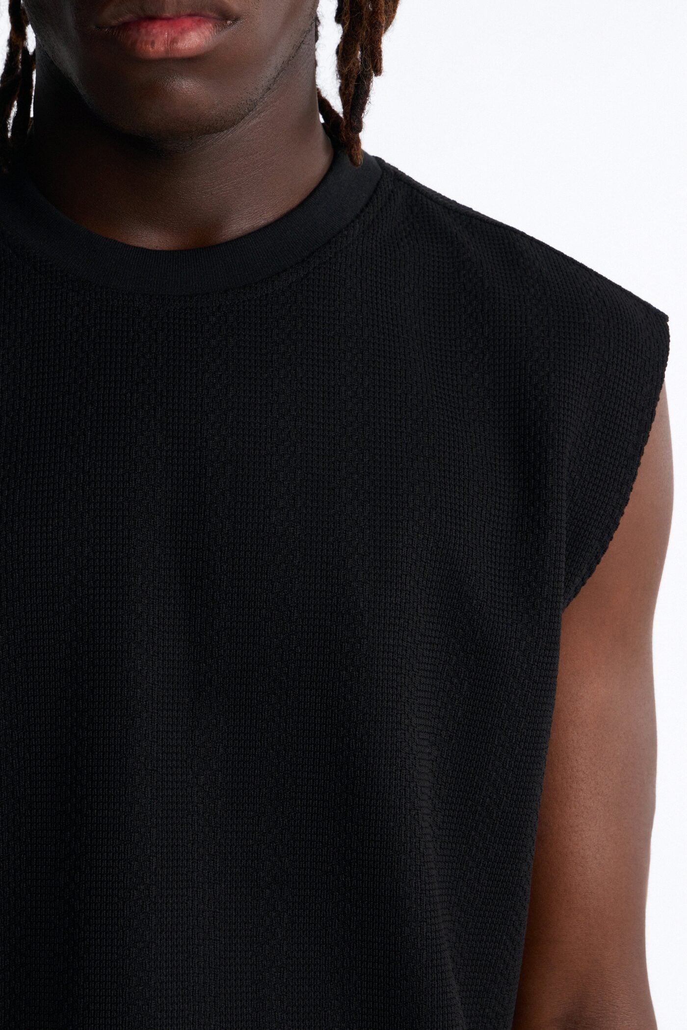 Relaxed Seabreeze By Starlight Sleeveless Tee - Black image 3