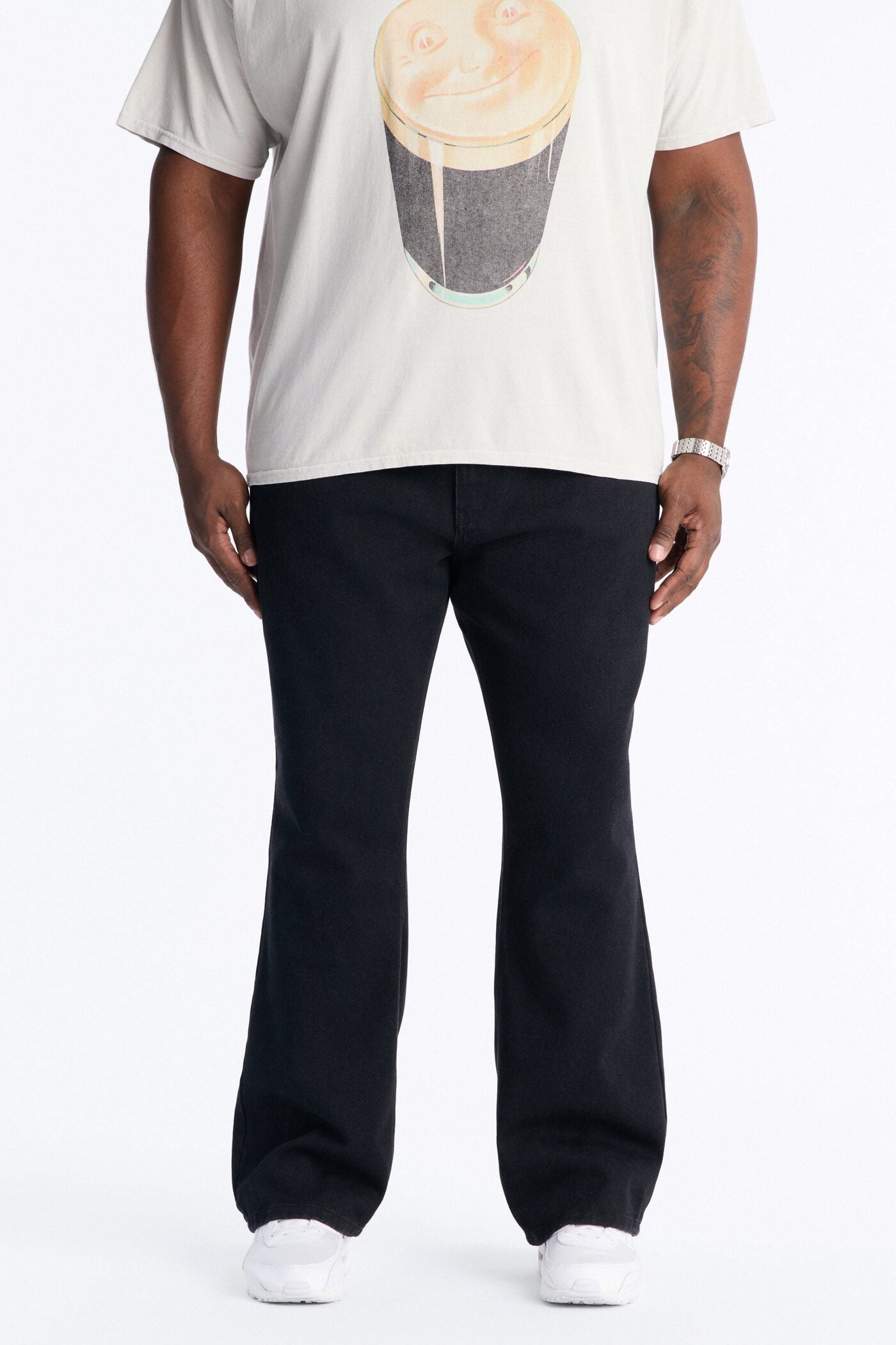 Routine Straight Flare Jean - Black image 5