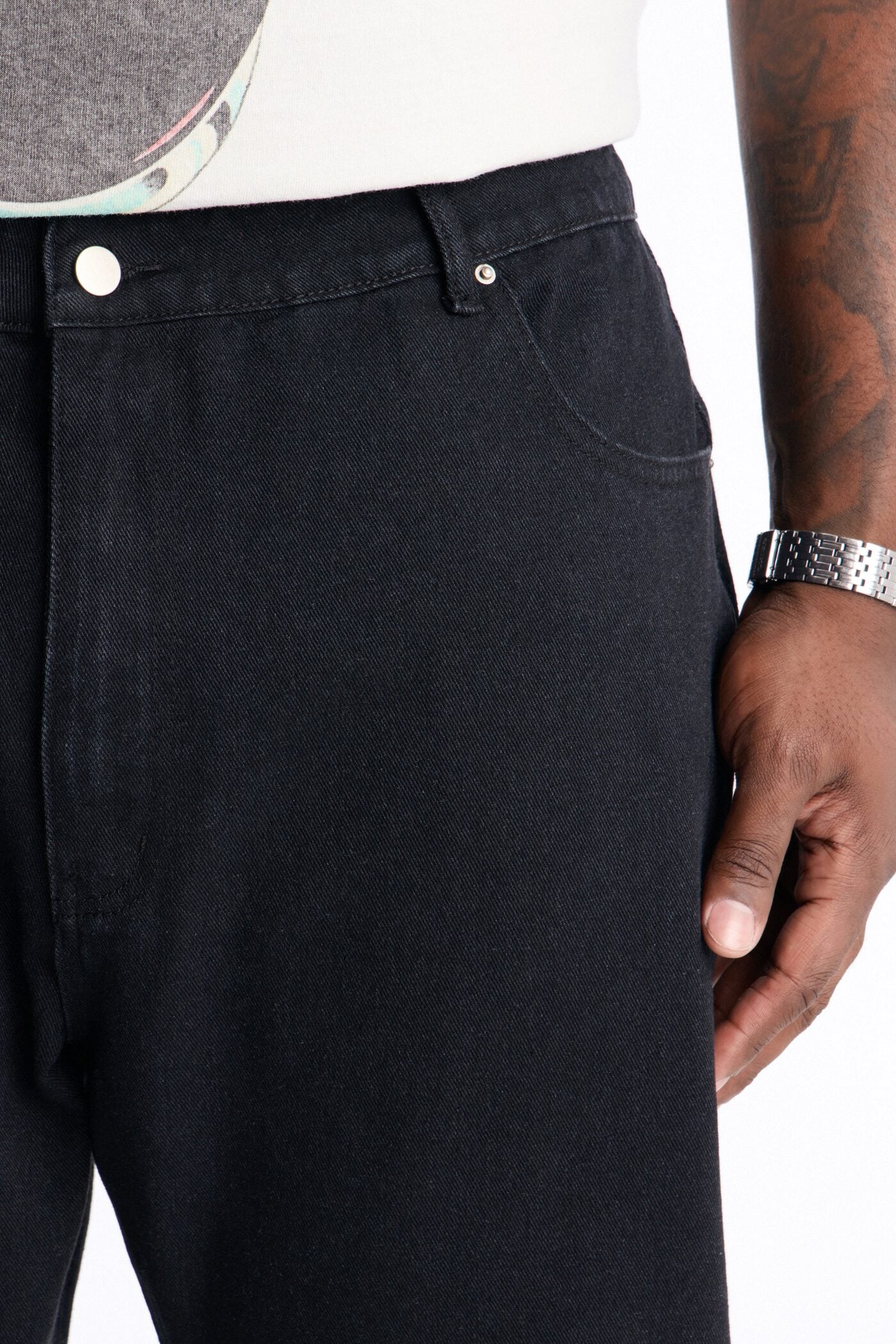 Routine Straight Flare Jean - Black image 7