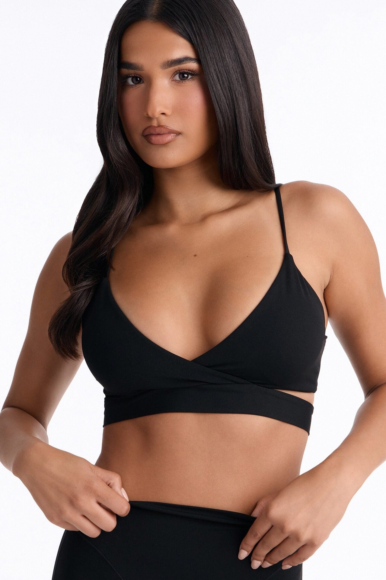 Soft Balance Capri Legging Set - Black image 2