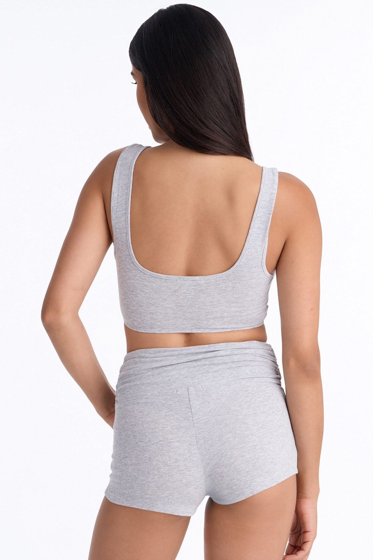 Let's Go Short Set - Heather Grey image 4