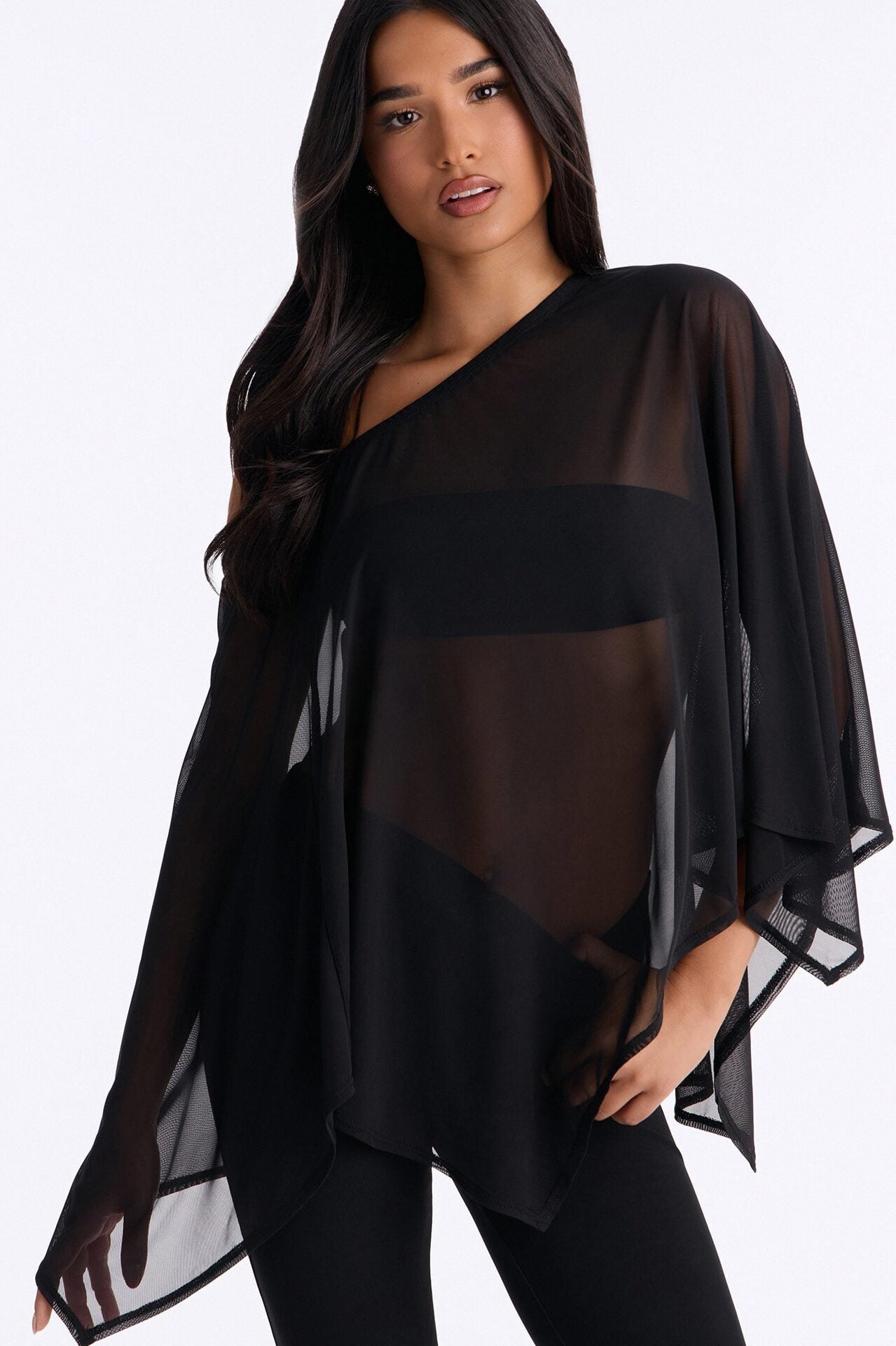 Eva Off Shoulder 3 Piece Capri Set - Black image 2
