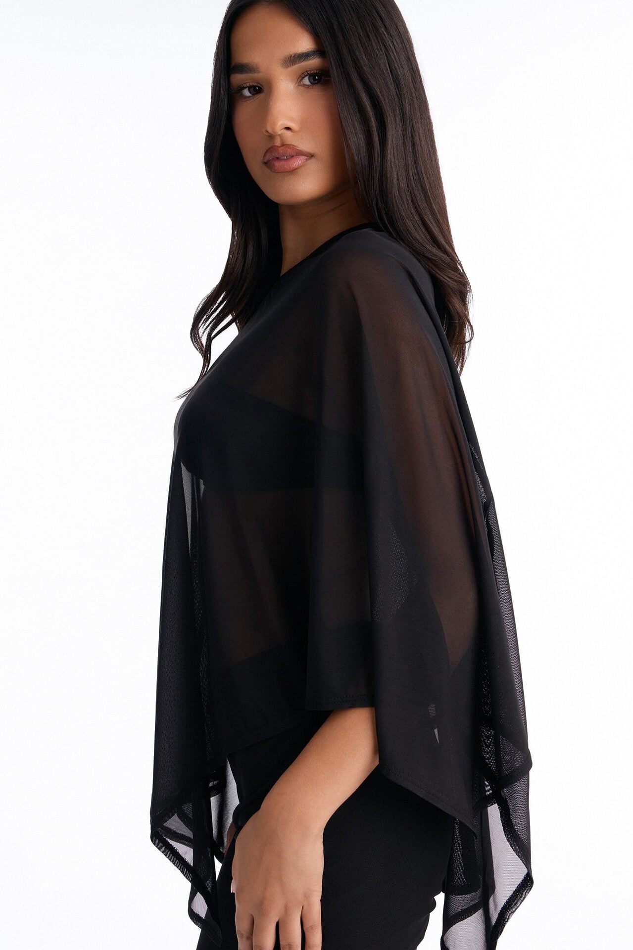 Eva Off Shoulder 3 Piece Capri Set - Black image 3