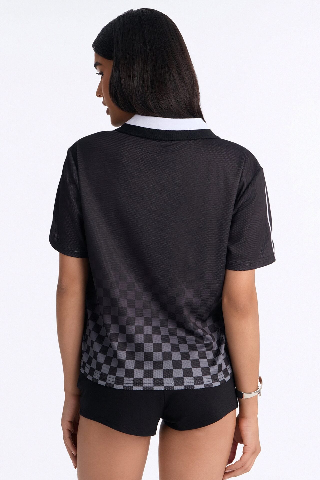 Umbro Checkered Athletic Soccer Jersey - Black image 4