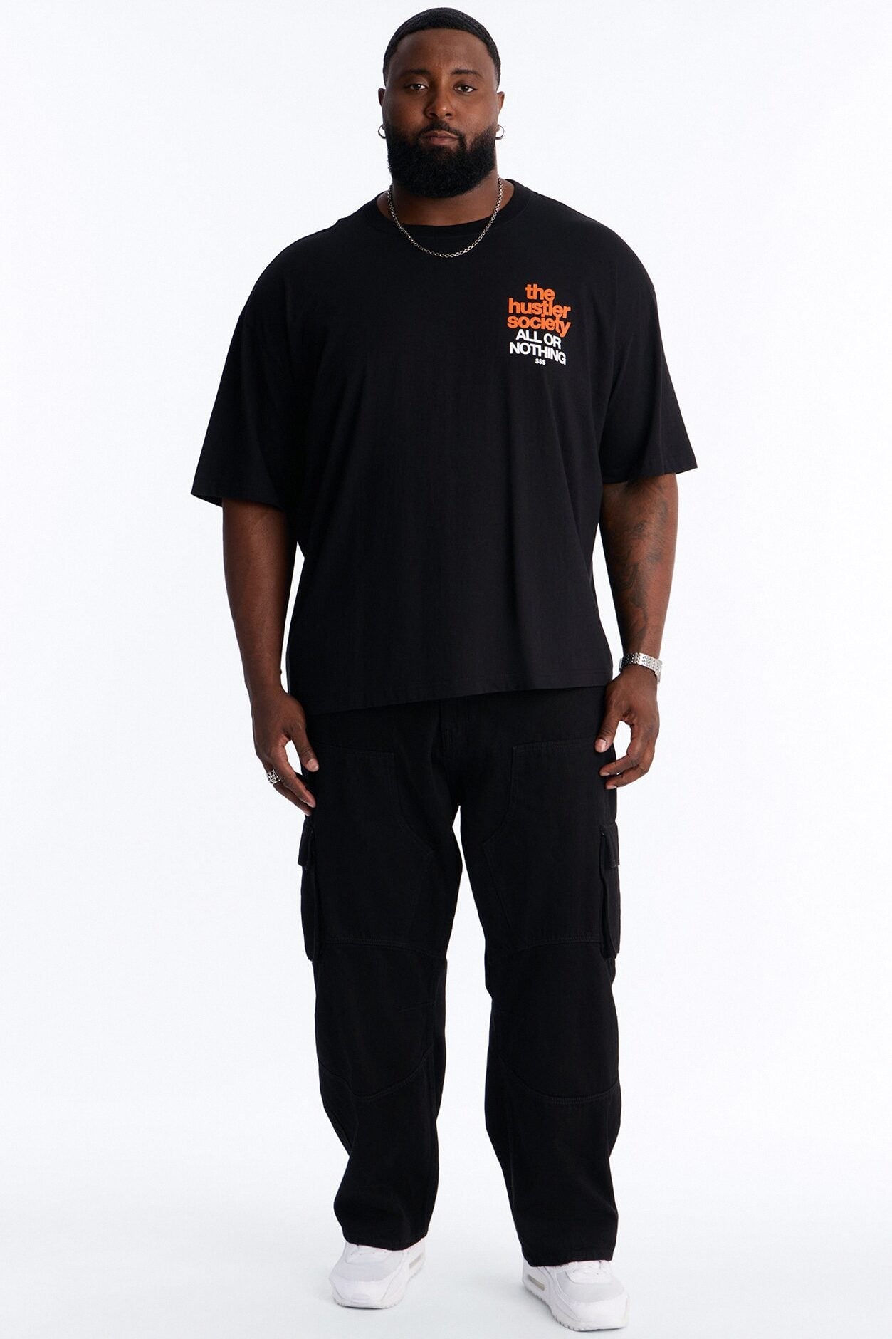 Worldwide Originals All Or Nothing Short Sleeve Tee - Black image 1