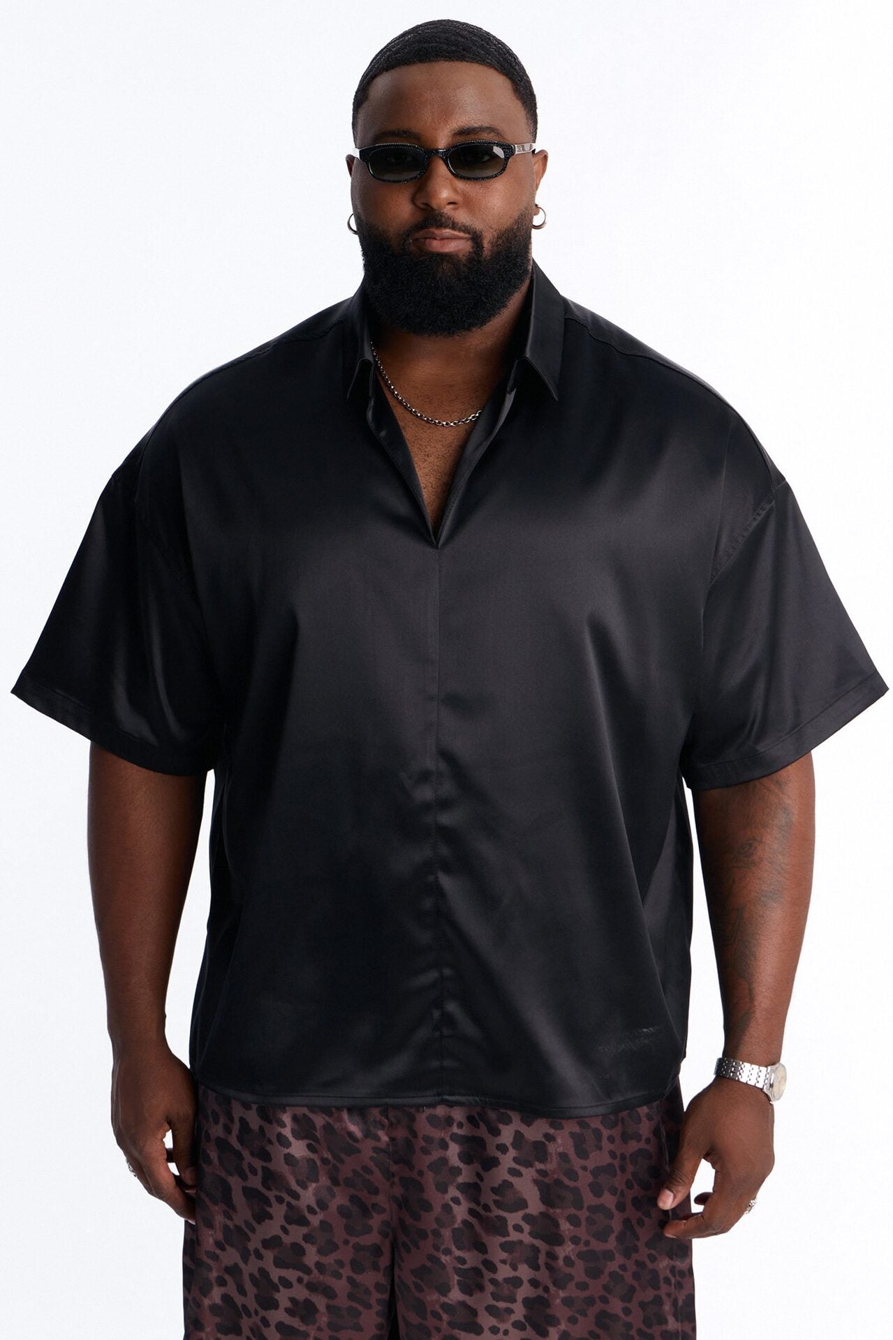 Relaxed Luxe Lumina Easy Flow Polo - Black image 1