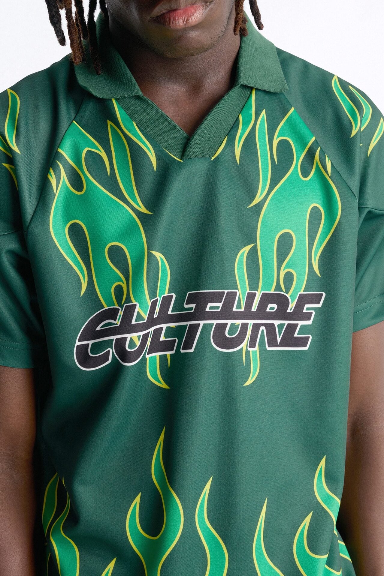 Fire Culture League Soccer Jersey - Green image 3
