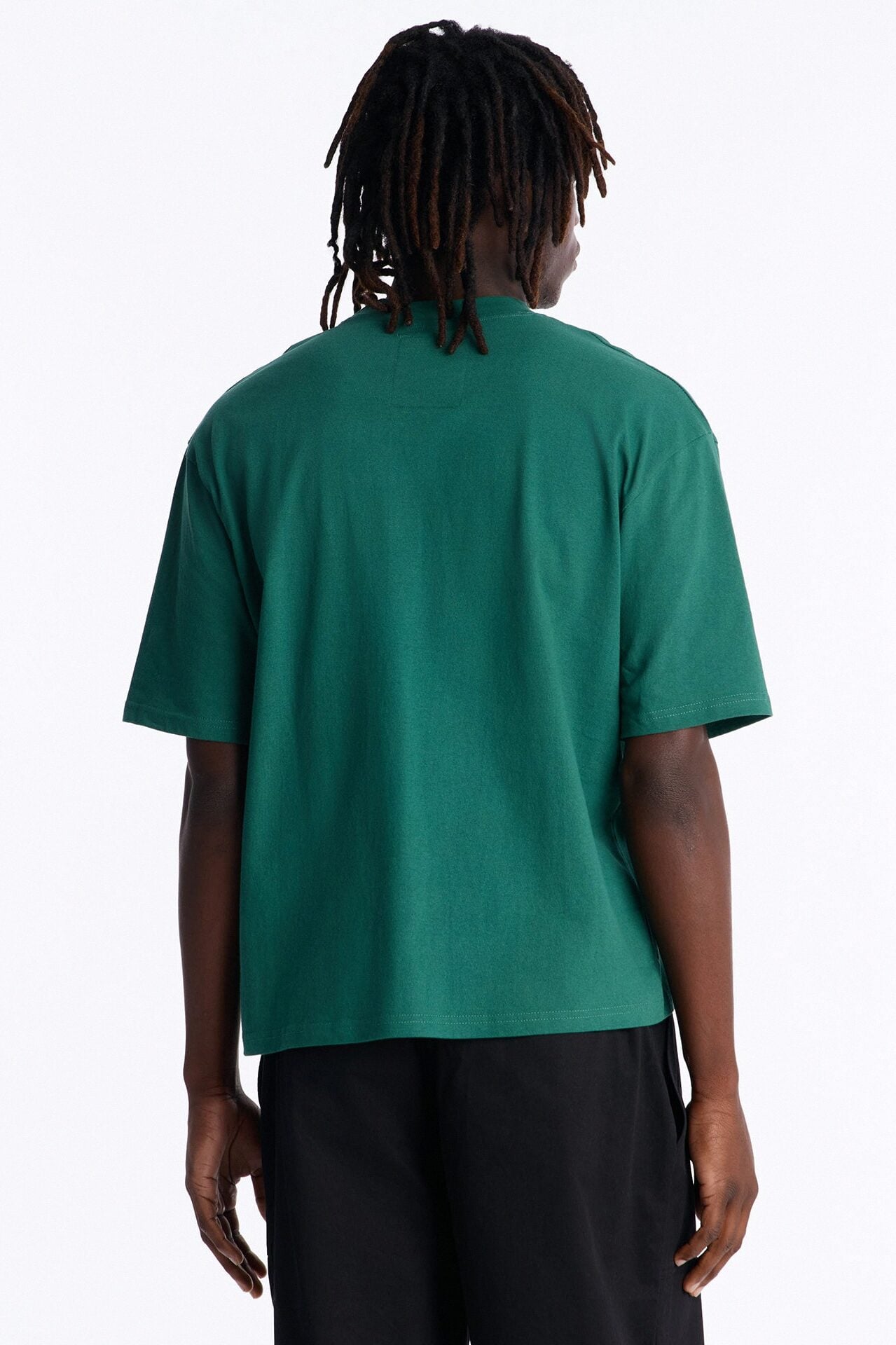 Heavy Weight Scarface Money First Rhinestones Oversized Short Sleeve Tee - Hunter Green image 4