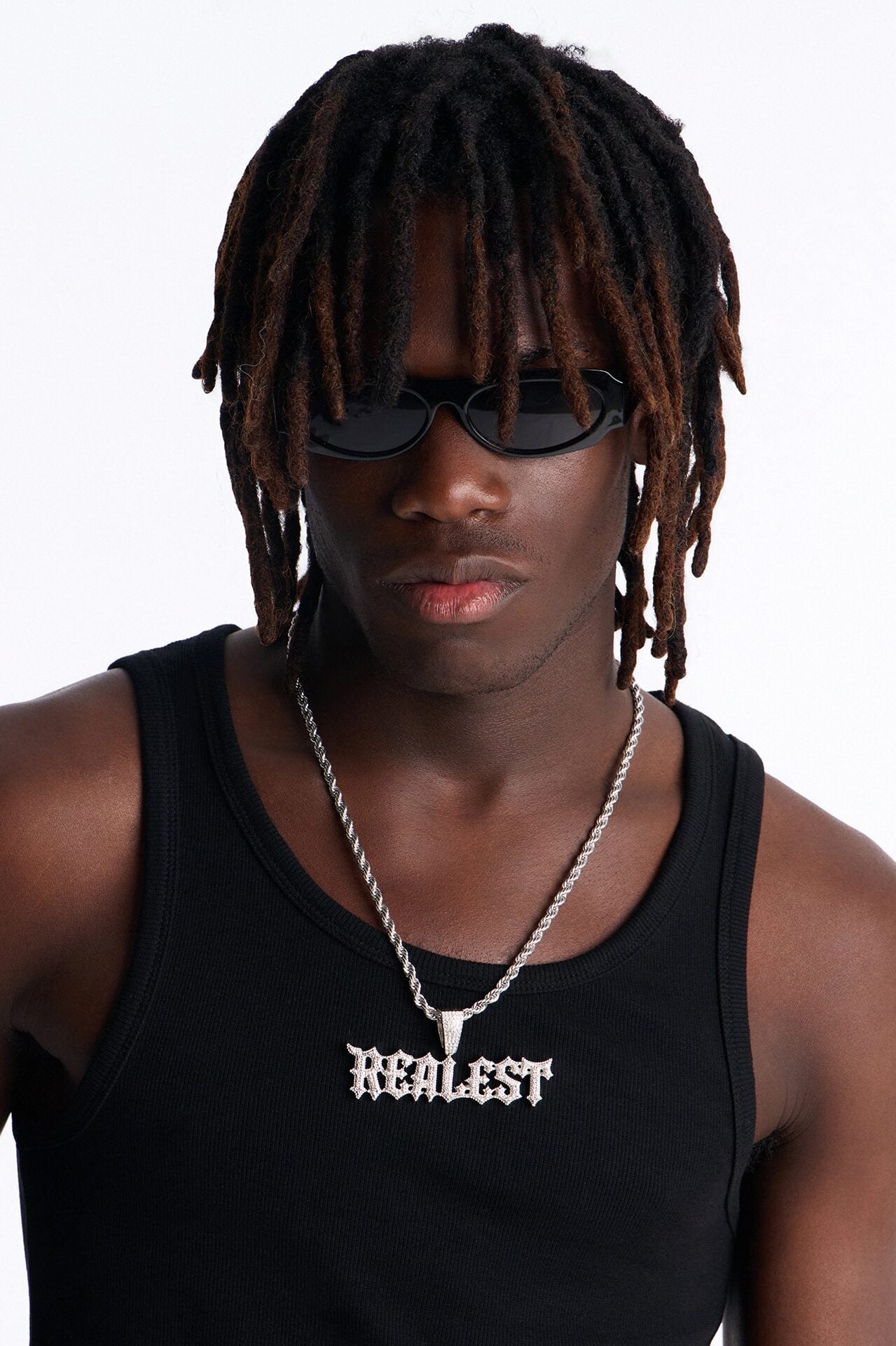Realest Iced Rope Chain Necklace - Silver image 2