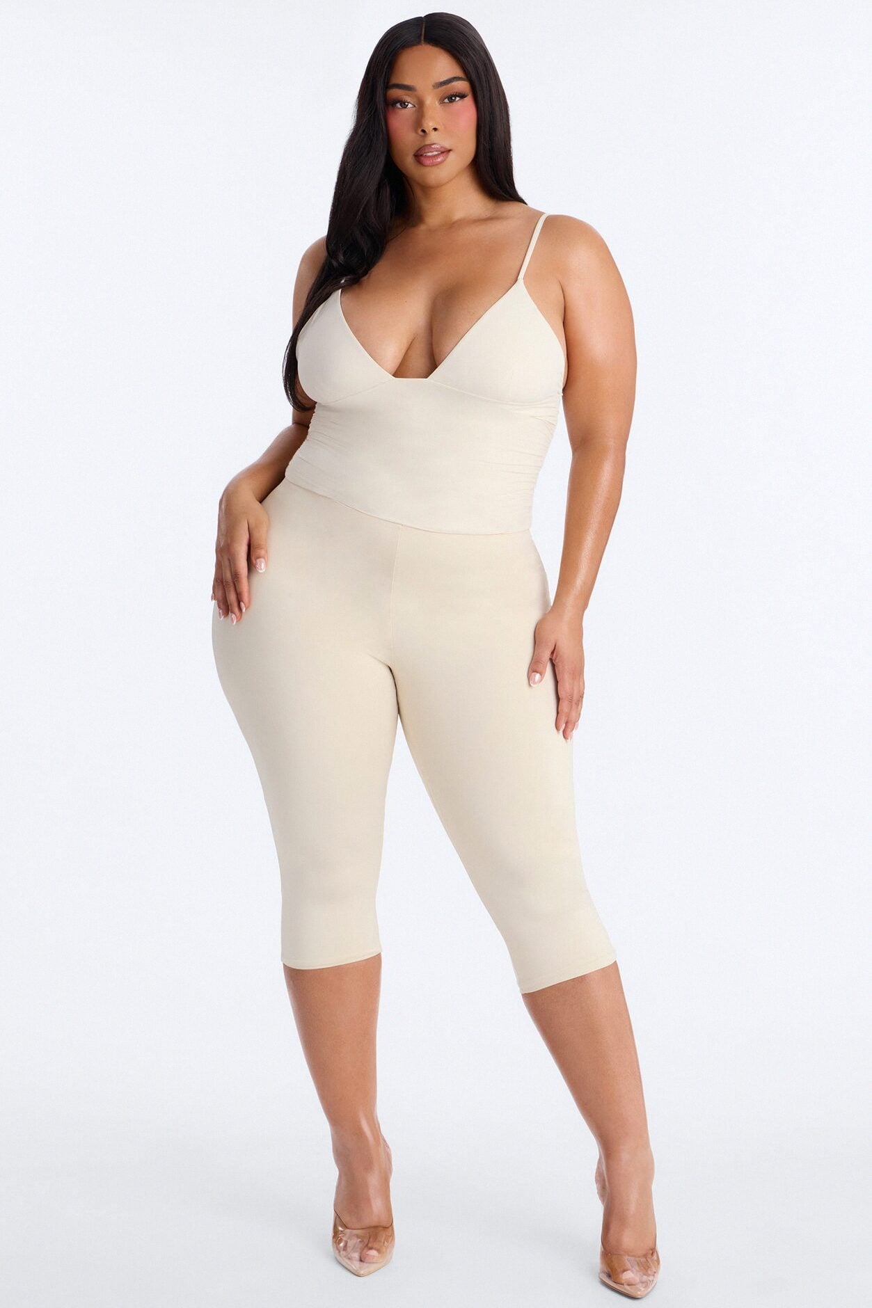Second Skin Deep U Neck Cami - Bone image 1