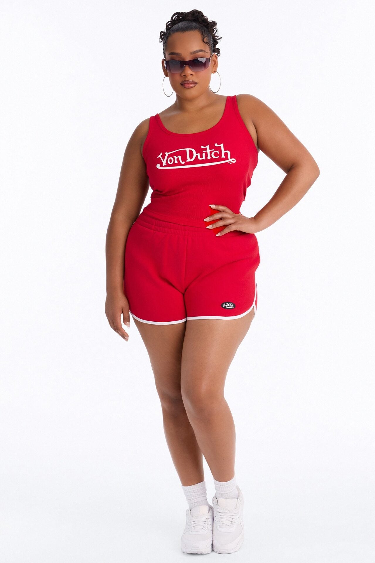 Von Dutch Americana Logo Tank - Red image 5