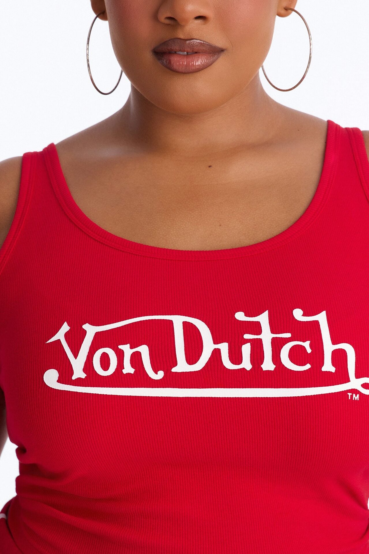 Von Dutch Americana Logo Tank - Red image 6