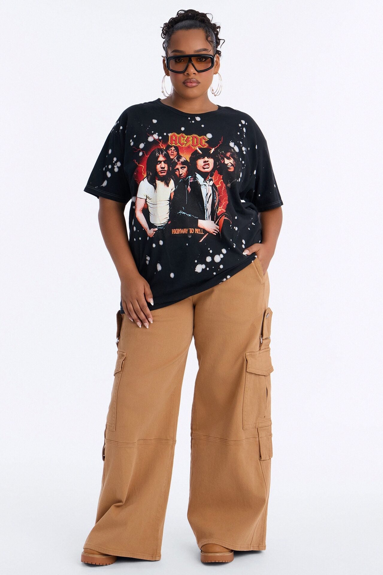 Highway To Hell ACDC Short Sleeve T-Shirt - Black image 5