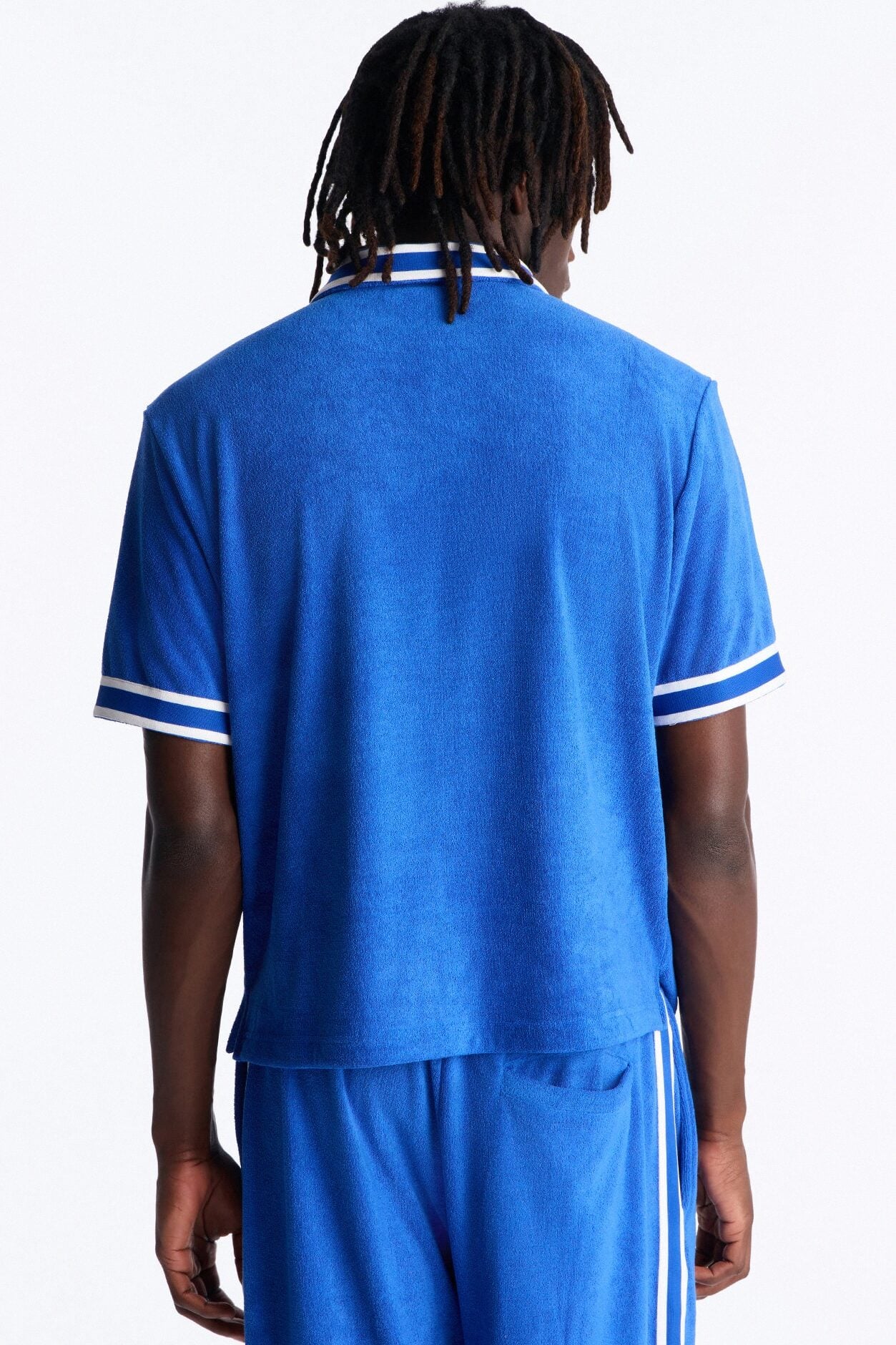 Classic Terry Cloth Polo - Blue image 5