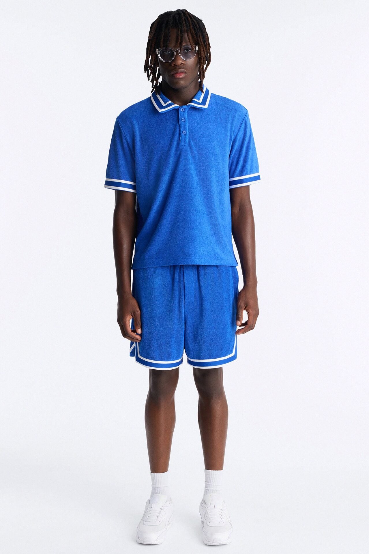 Classic Terry Cloth Short - Blue image 2
