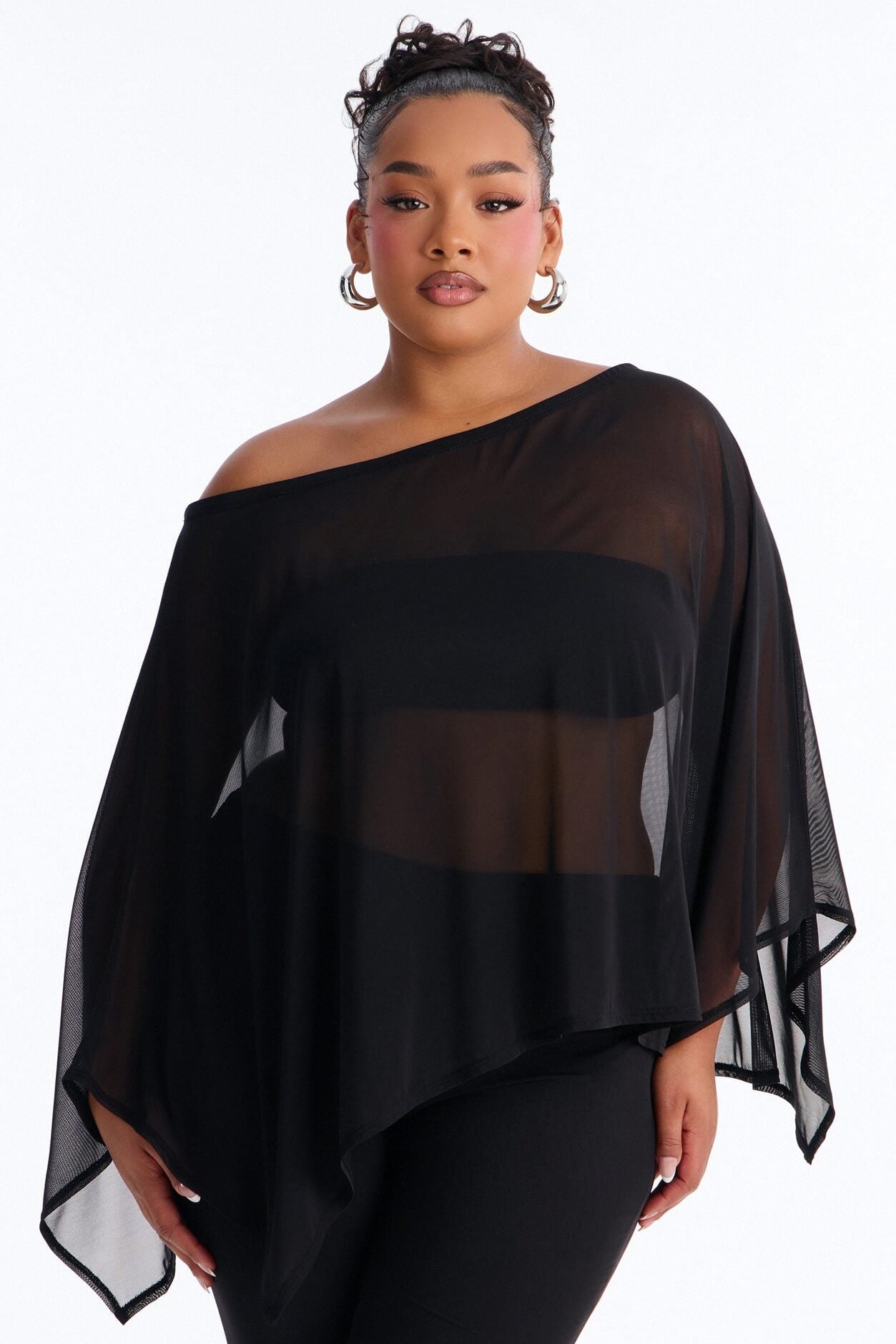 Eva Off Shoulder 3 Piece Capri Set - Black image 6