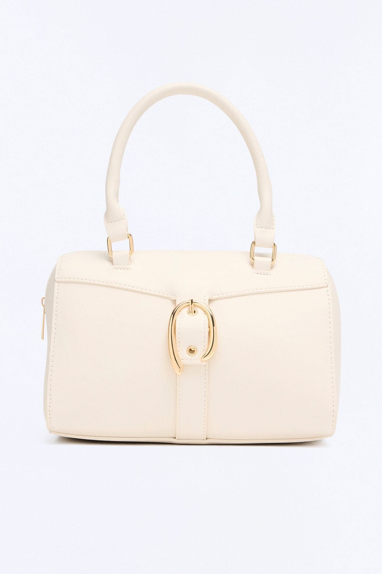 On My Good Side Faux Leather Handbag - Ivory image 3